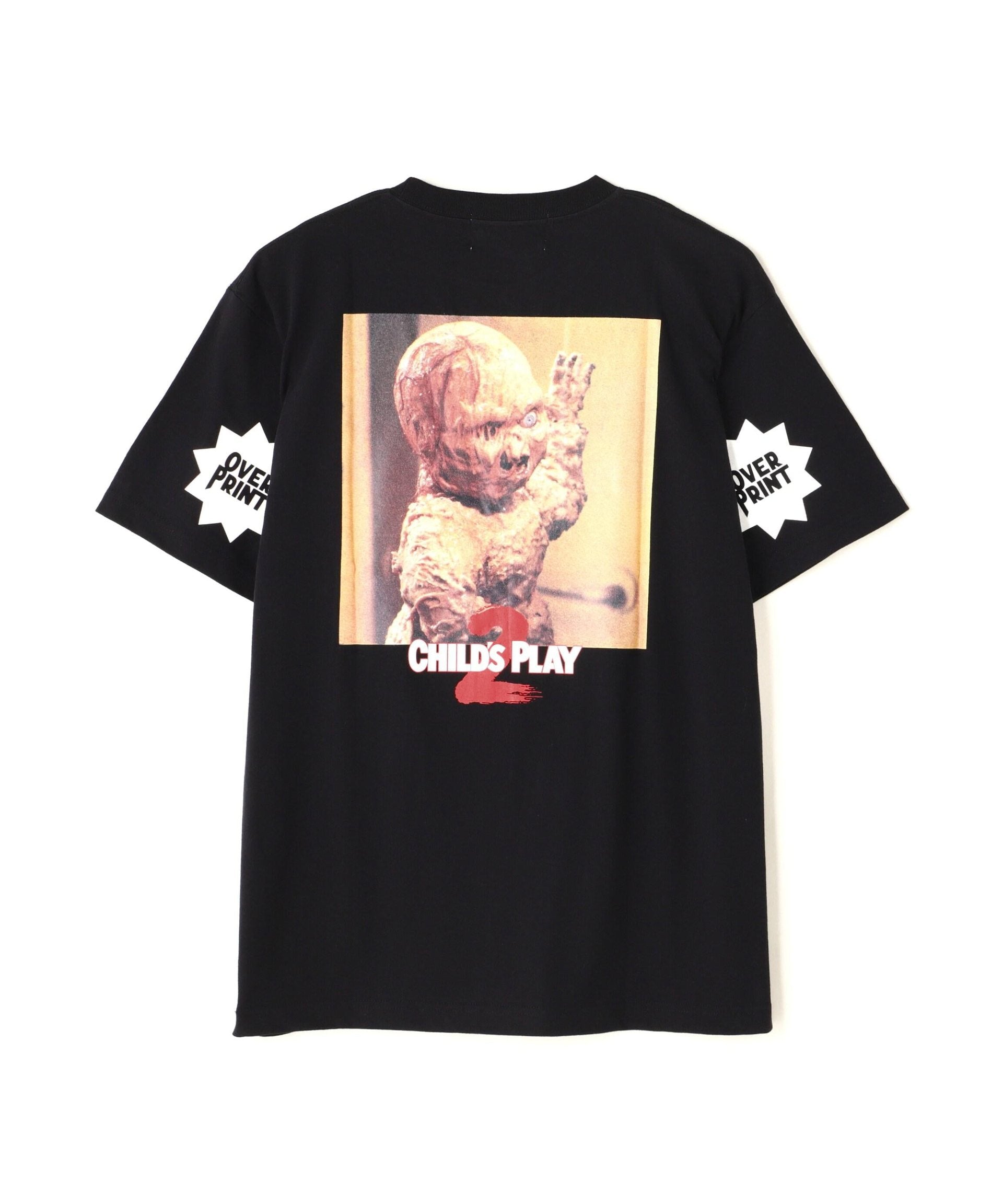 ovepint/オーバープリント/CHUCKY TEE 2 ブラック