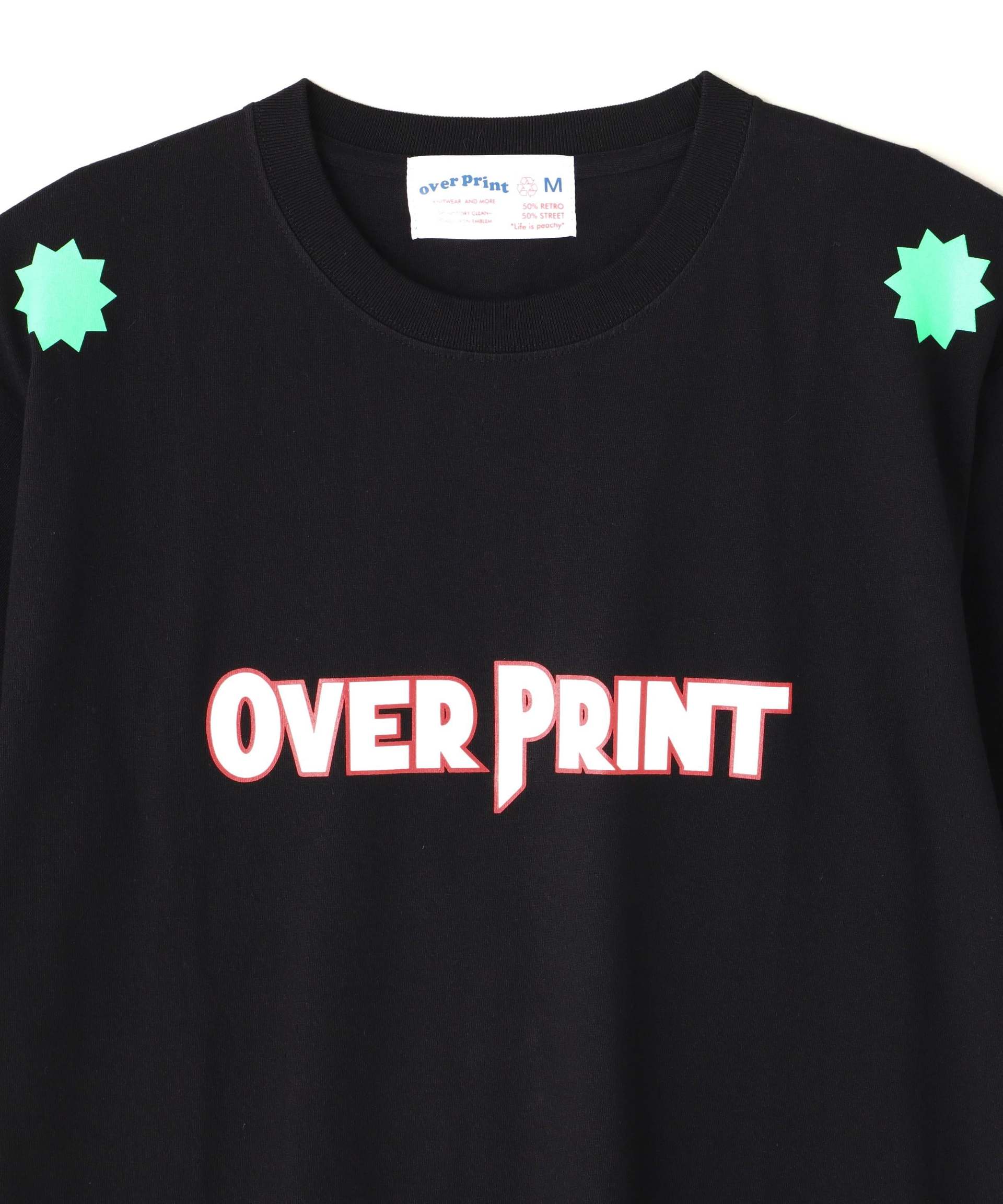 ovepint/オーバープリント/CHUCKY TEE 2 ブラック
