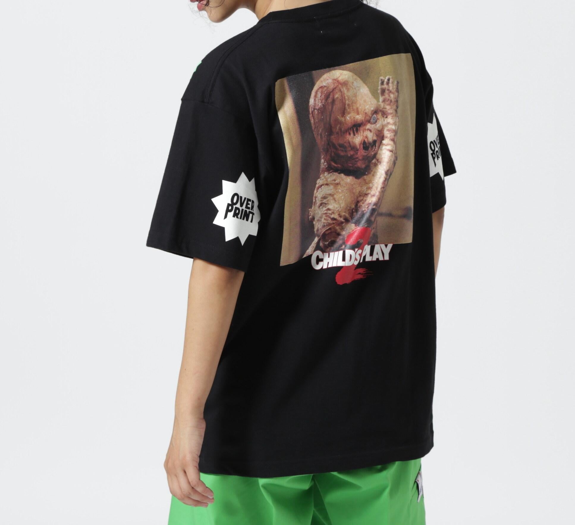 ovepint/オーバープリント/CHUCKY TEE 2 ブラック