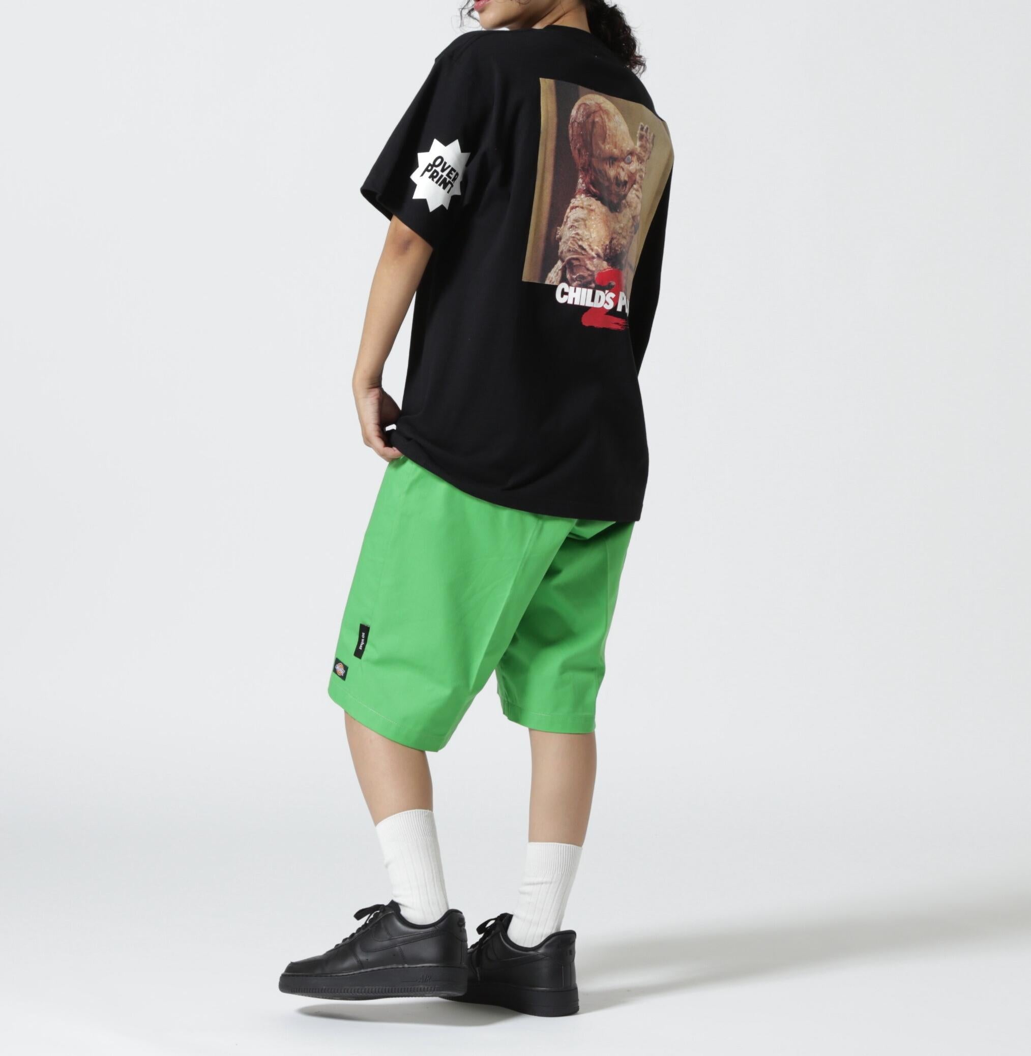 ovepint/オーバープリント/CHUCKY TEE 2 ブラック