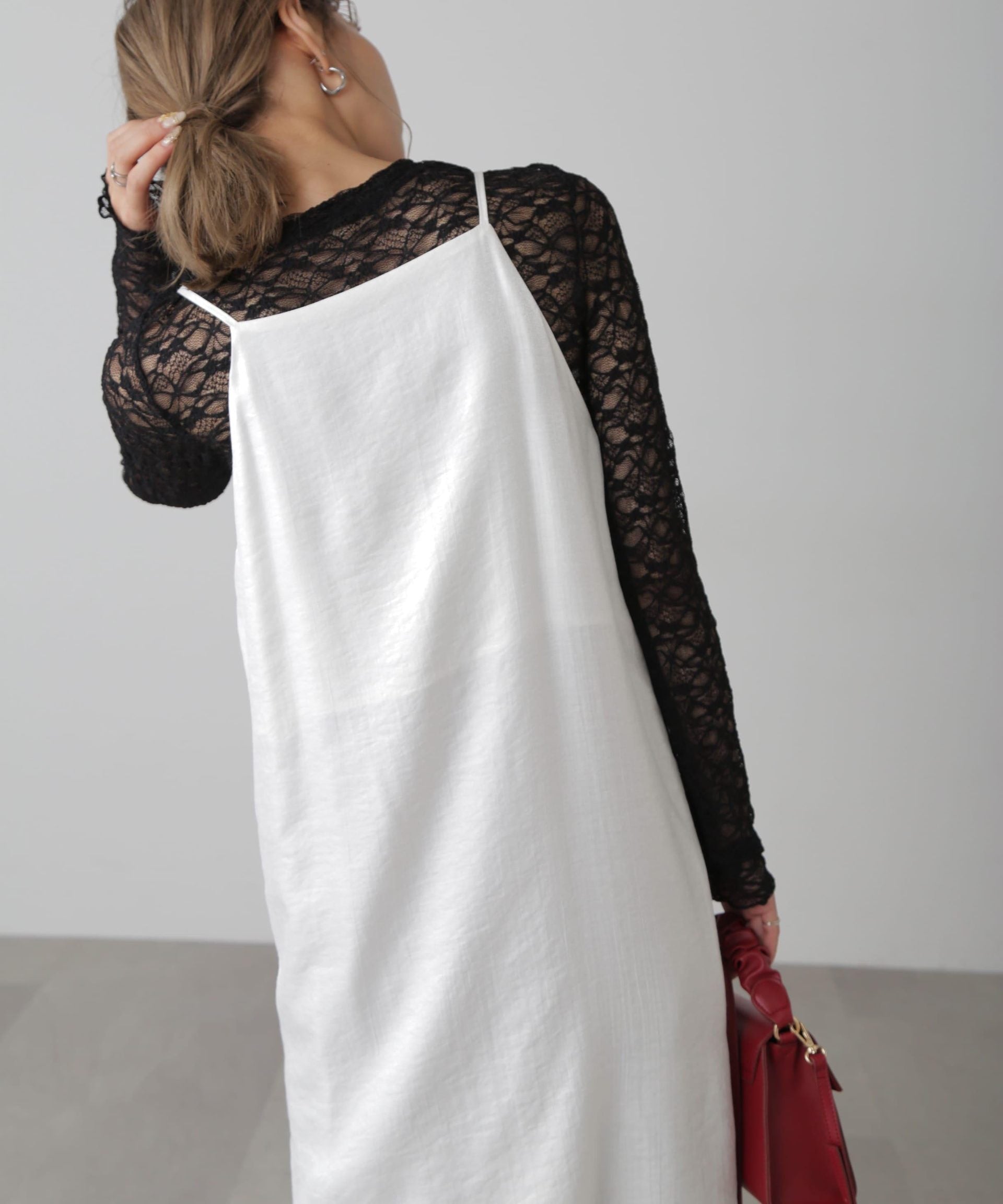 Layered Narrow Camisole Dress