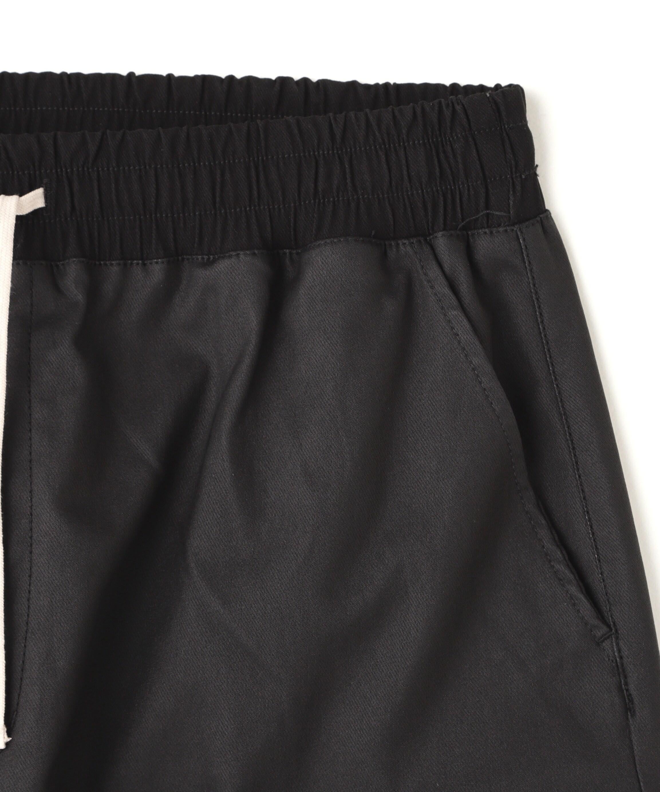DankeSchon/ダンケシェーン/COATING WIDE POCKET CA>GO PANTS ブラック