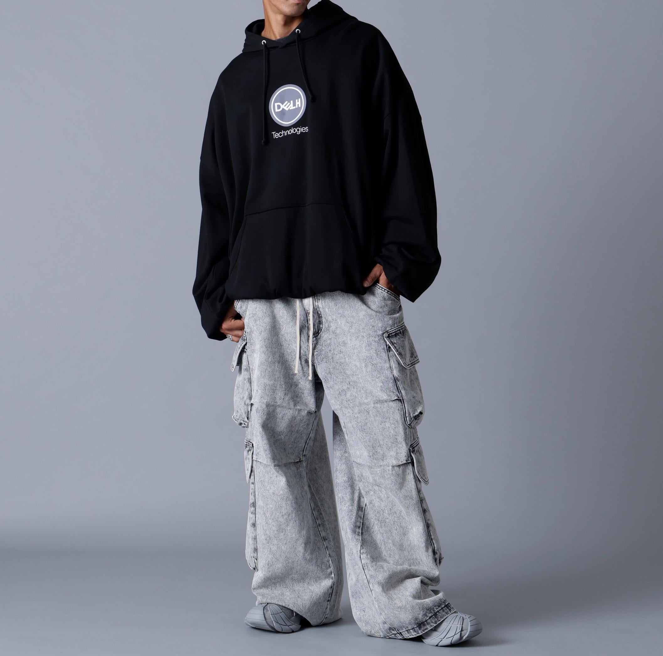 DankeSchon/ダンケシェーン/RALLOON HOODIE ブラック
