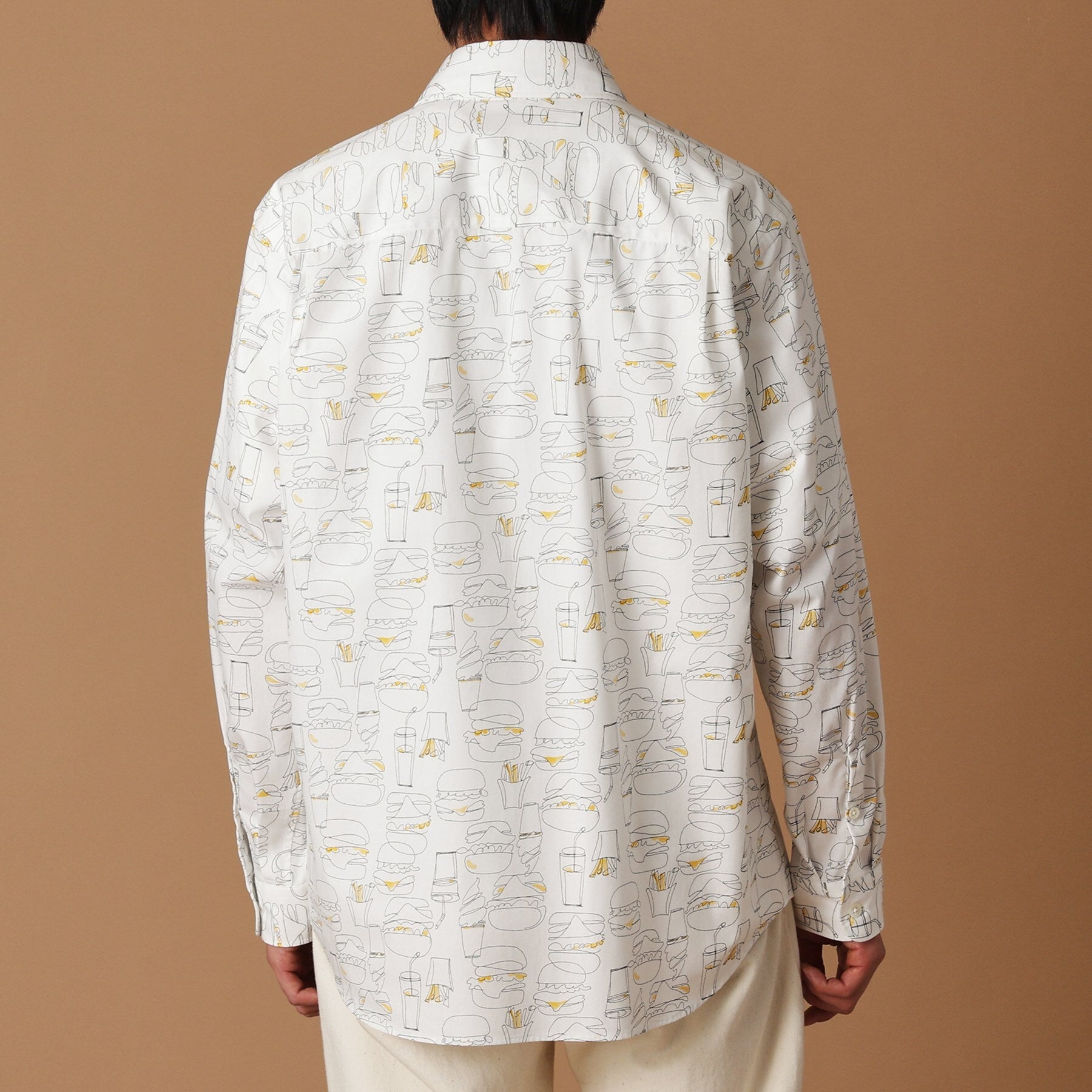 40CARATS&525 Hamburger Print Shirt