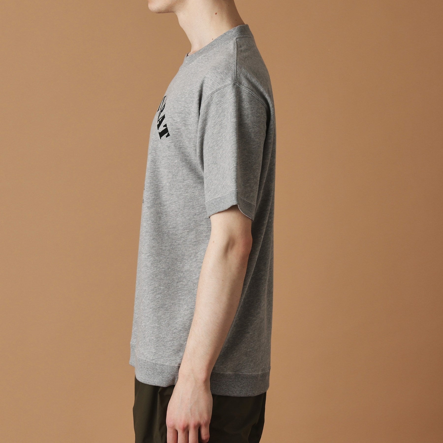 フォーティーカラッツアンドゴーニーゴ 40CARATS&525 FORTY CARAT裏毛半袖Tシャツ （チャコールグレー(013)） チャコールグレー(013)