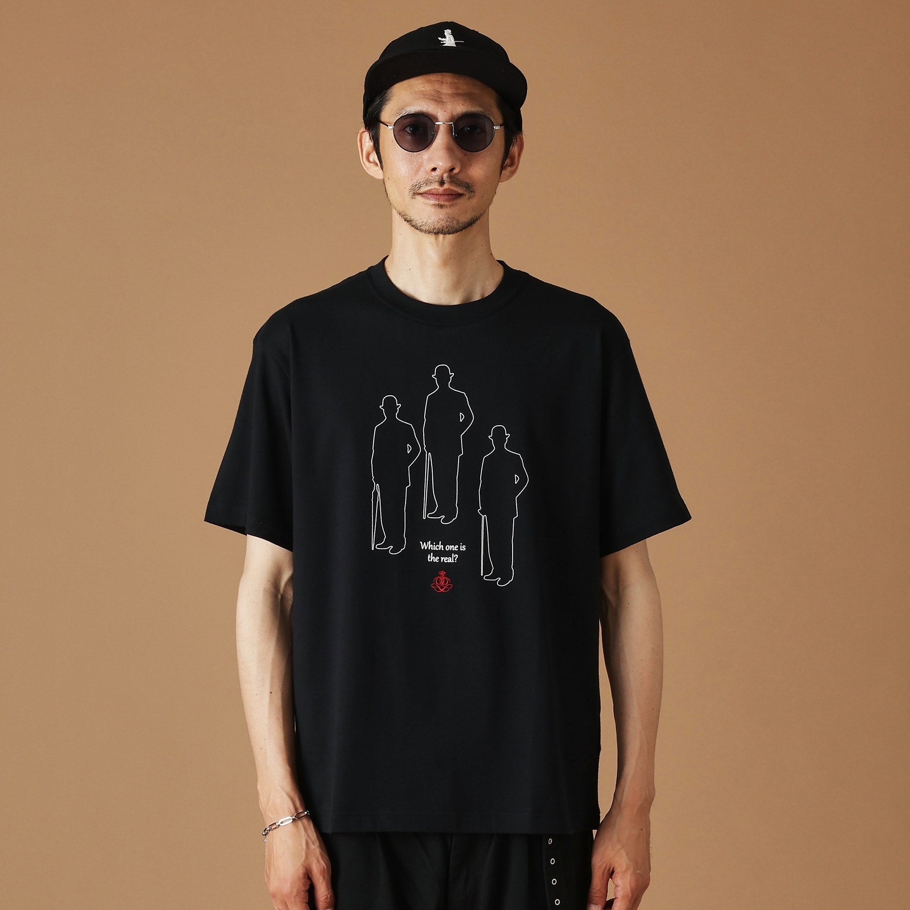 フォーティーカラッツアンドゴーニーゴ 40CARATS&525 【Sサイズ～】シャドーマンズ半袖Tシャツ （ホワイト(001)） ホワイト(001)