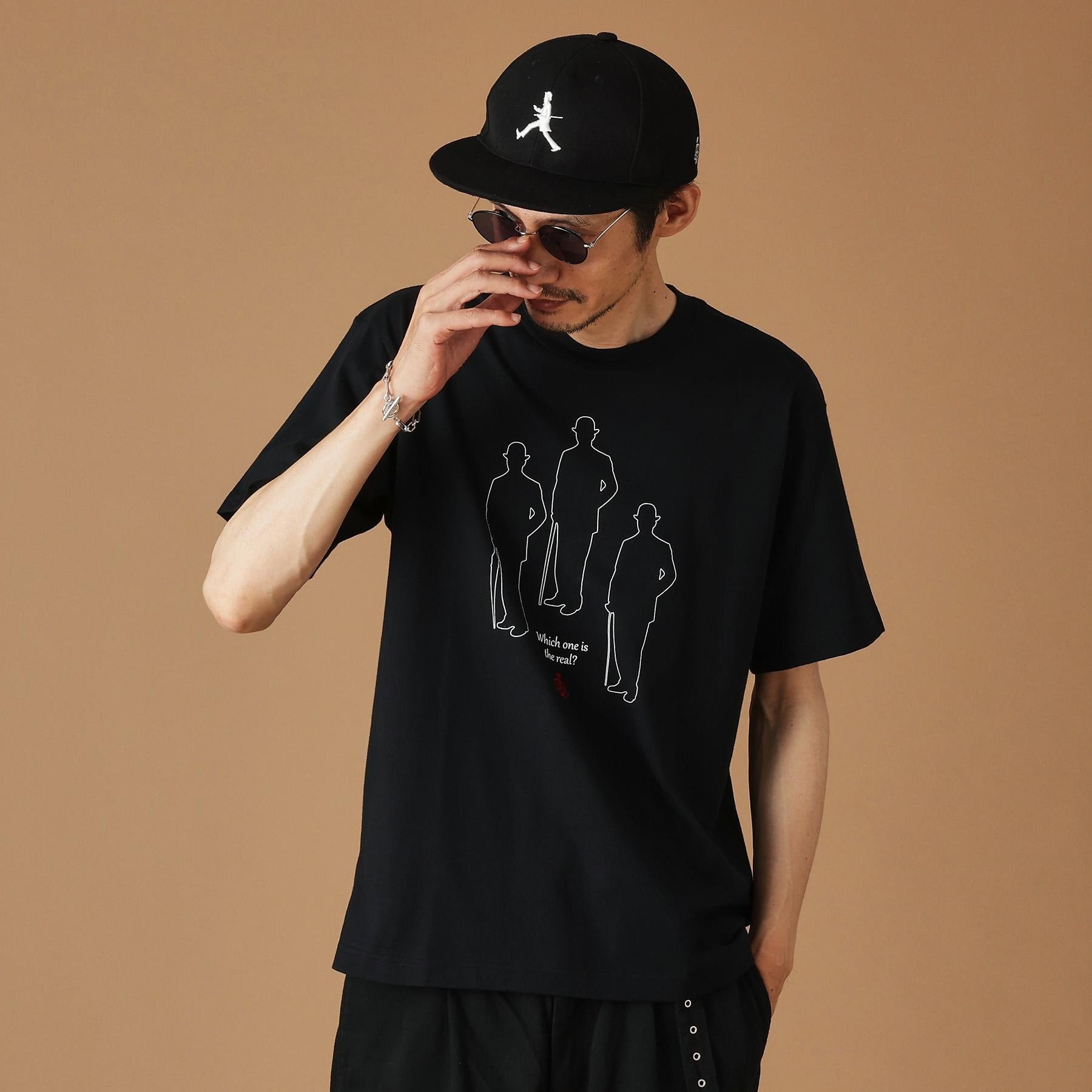 フォーティーカラッツアンドゴーニーゴ 40CARATS&525 【Sサイズ～】シャドーマンズ半袖Tシャツ （ホワイト(001)） ホワイト(001)