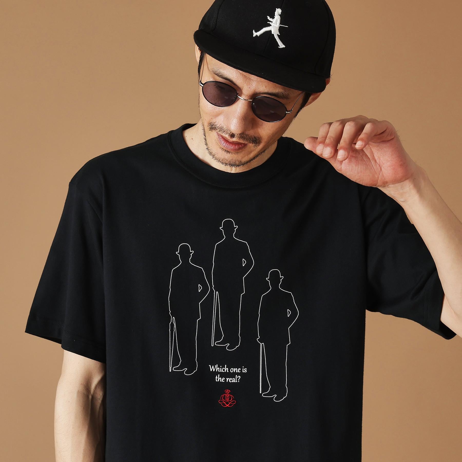 フォーティーカラッツアンドゴーニーゴ 40CARATS&525 【Sサイズ～】シャドーマンズ半袖Tシャツ （ホワイト(001)） ホワイト(001)