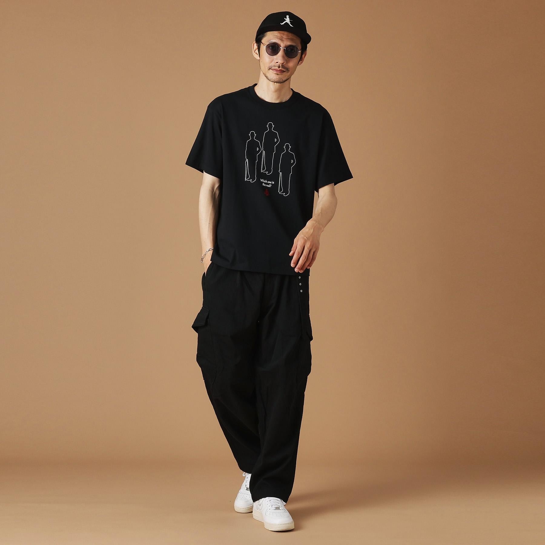 フォーティーカラッツアンドゴーニーゴ 40CARATS&525 【Sサイズ～】シャドーマンズ半袖Tシャツ （ホワイト(001)） ホワイト(001)