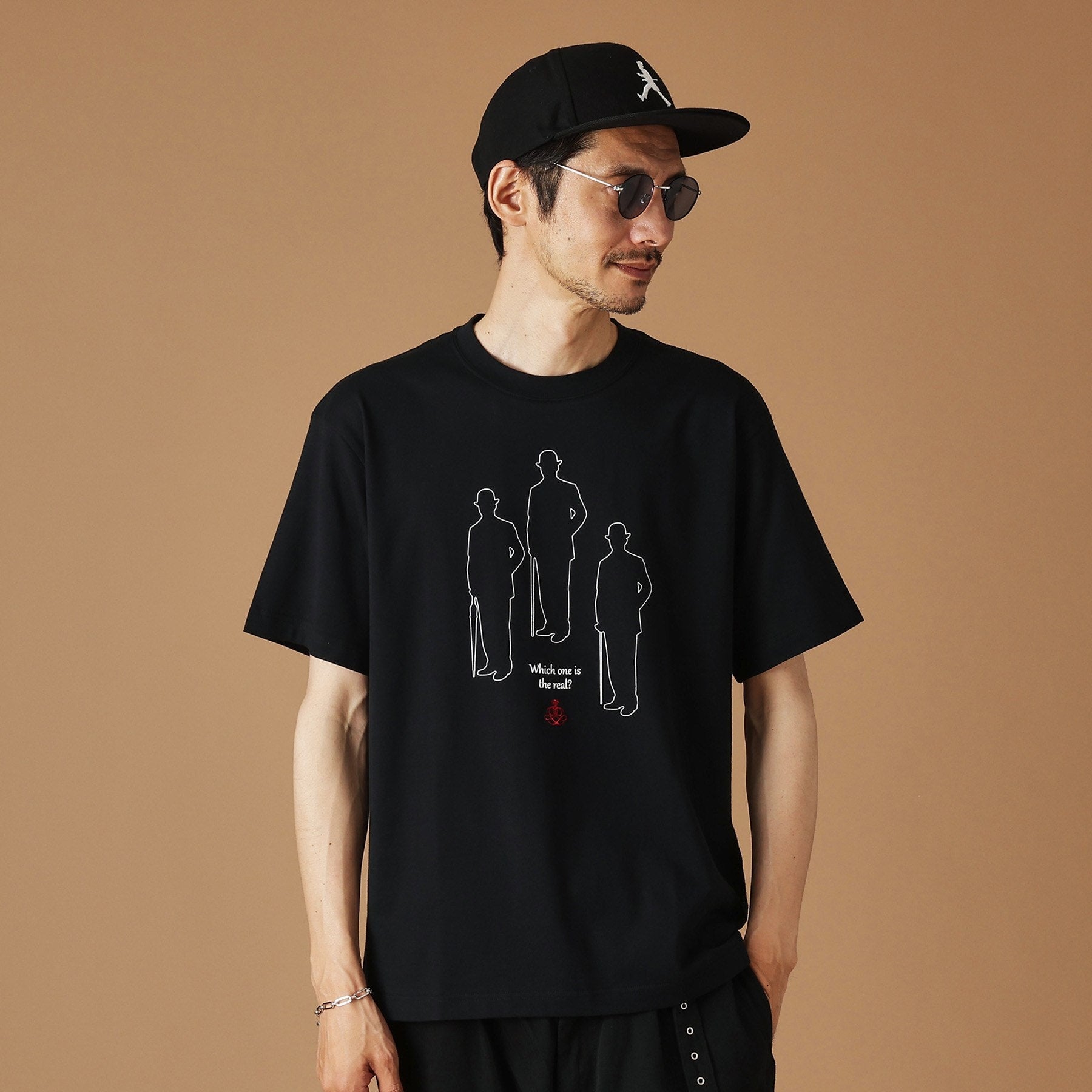 フォーティーカラッツアンドゴーニーゴ 40CARATS&525 【Sサイズ～】シャドーマンズ半袖Tシャツ （ホワイト(001)） ホワイト(001)