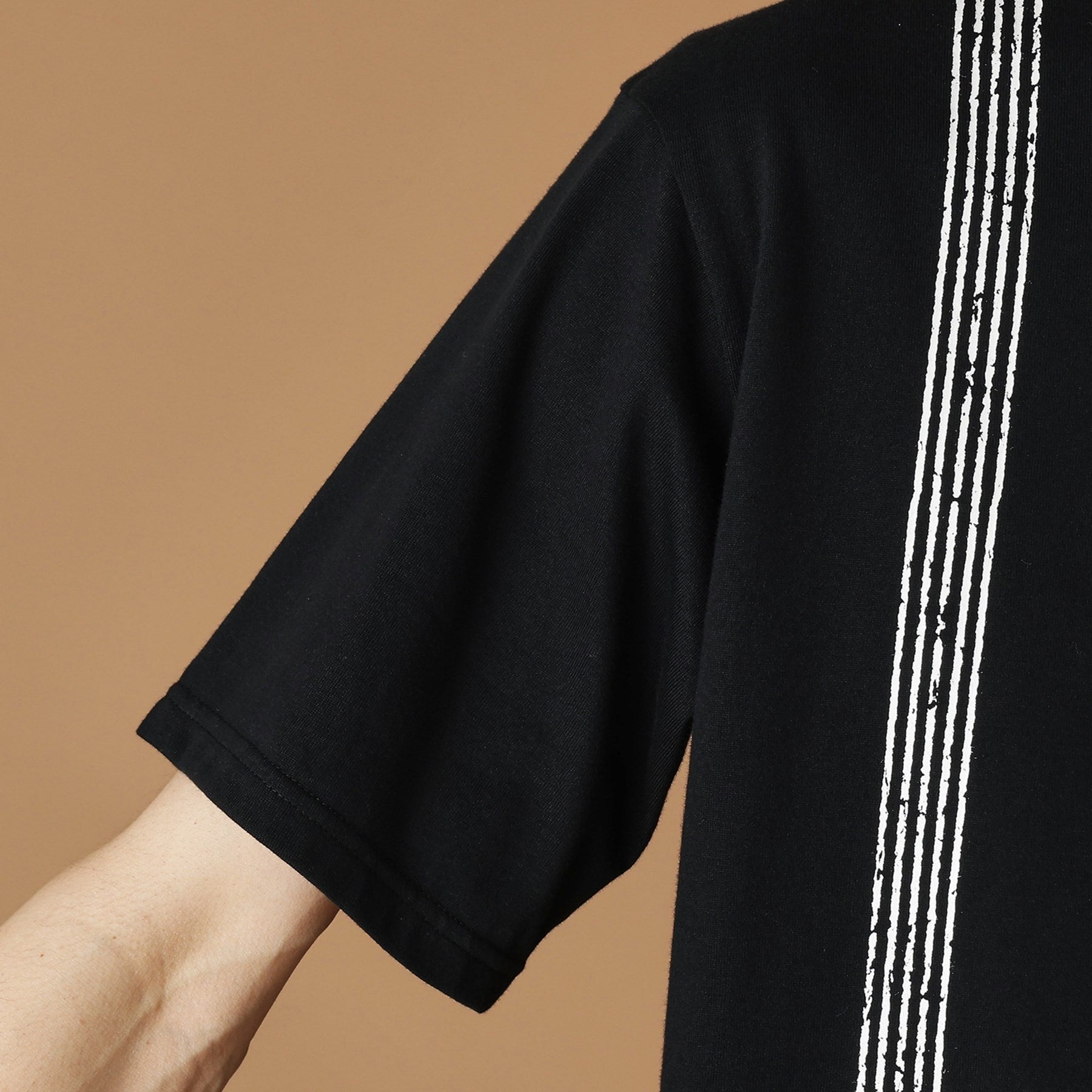 フォーティーカラッツアンドゴーニーゴ 40CARATS&525 サスペンダートロンプロイユ半袖Tシャツ （ブラック(019)） ブラック(019)