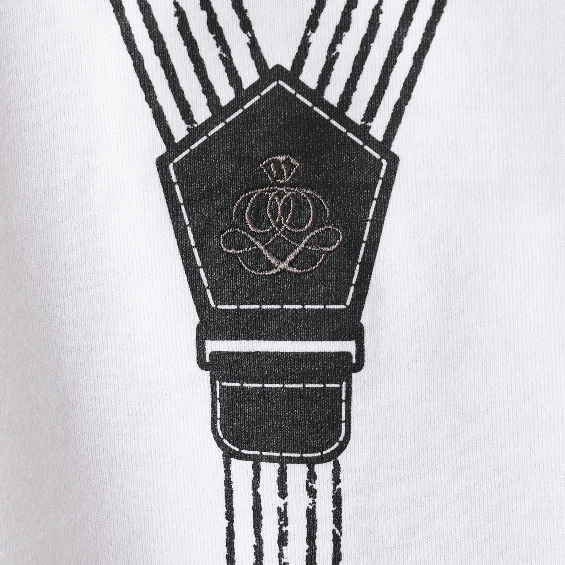 フォーティーカラッツアンドゴーニーゴ 40CARATS&525 サスペンダートロンプロイユ半袖Tシャツ （ブラック(019)） ブラック(019)