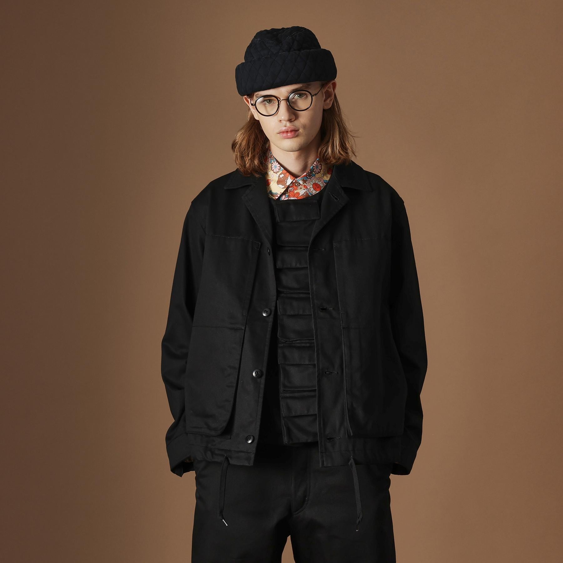 フォーティーカラッツアンドゴーニーゴ 40CARATS&525 【Sサイズ～】4パッチポケットコーチジャケット （ブラック(019)） ブラック(019)