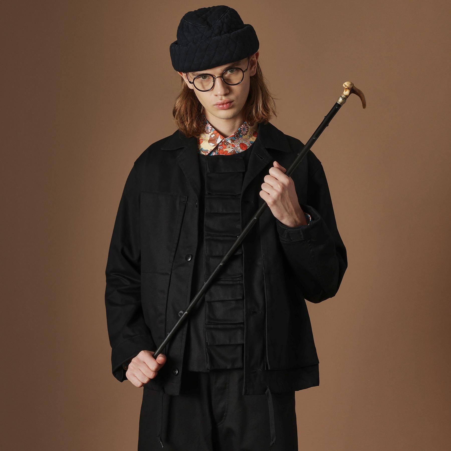 フォーティーカラッツアンドゴーニーゴ 40CARATS&525 【Sサイズ～】4パッチポケットコーチジャケット （ブラック(019)） ブラック(019)