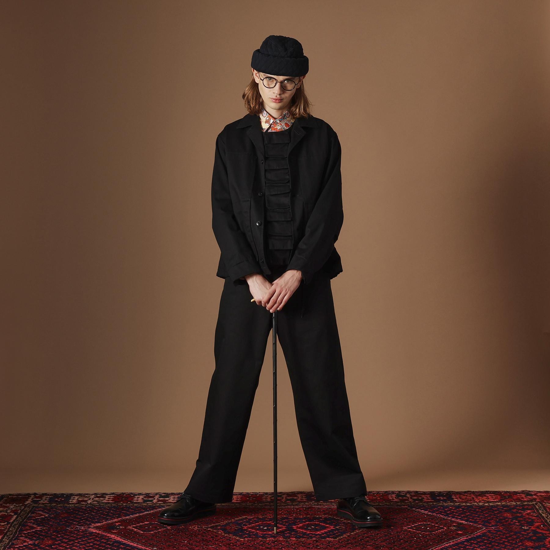 フォーティーカラッツアンドゴーニーゴ 40CARATS&525 【Sサイズ～】4パッチポケットコーチジャケット （ブラック(019)） ブラック(019)