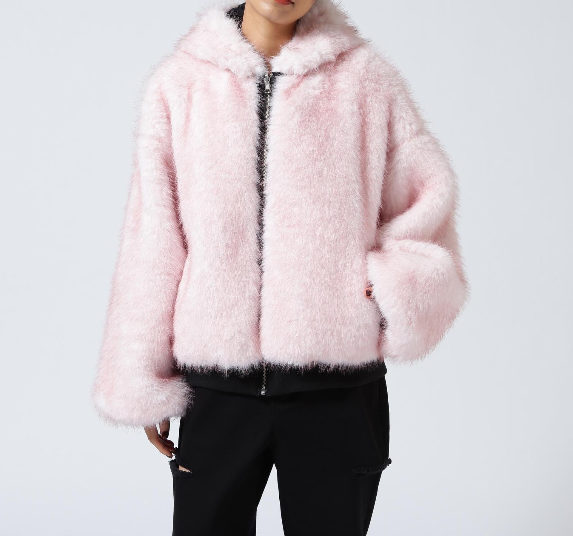 MITSUKI/ミツキ/REVERSIBLE FUR BLOUSON ブラック