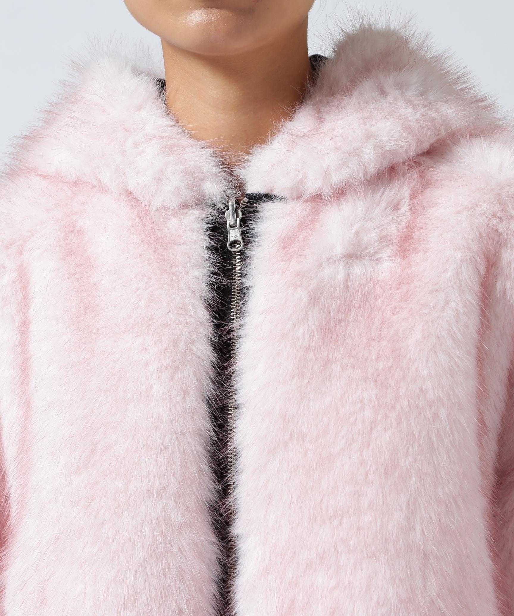MITSUKI/ミツキ/REVERSIBLE FUR BLOUSON ブラック