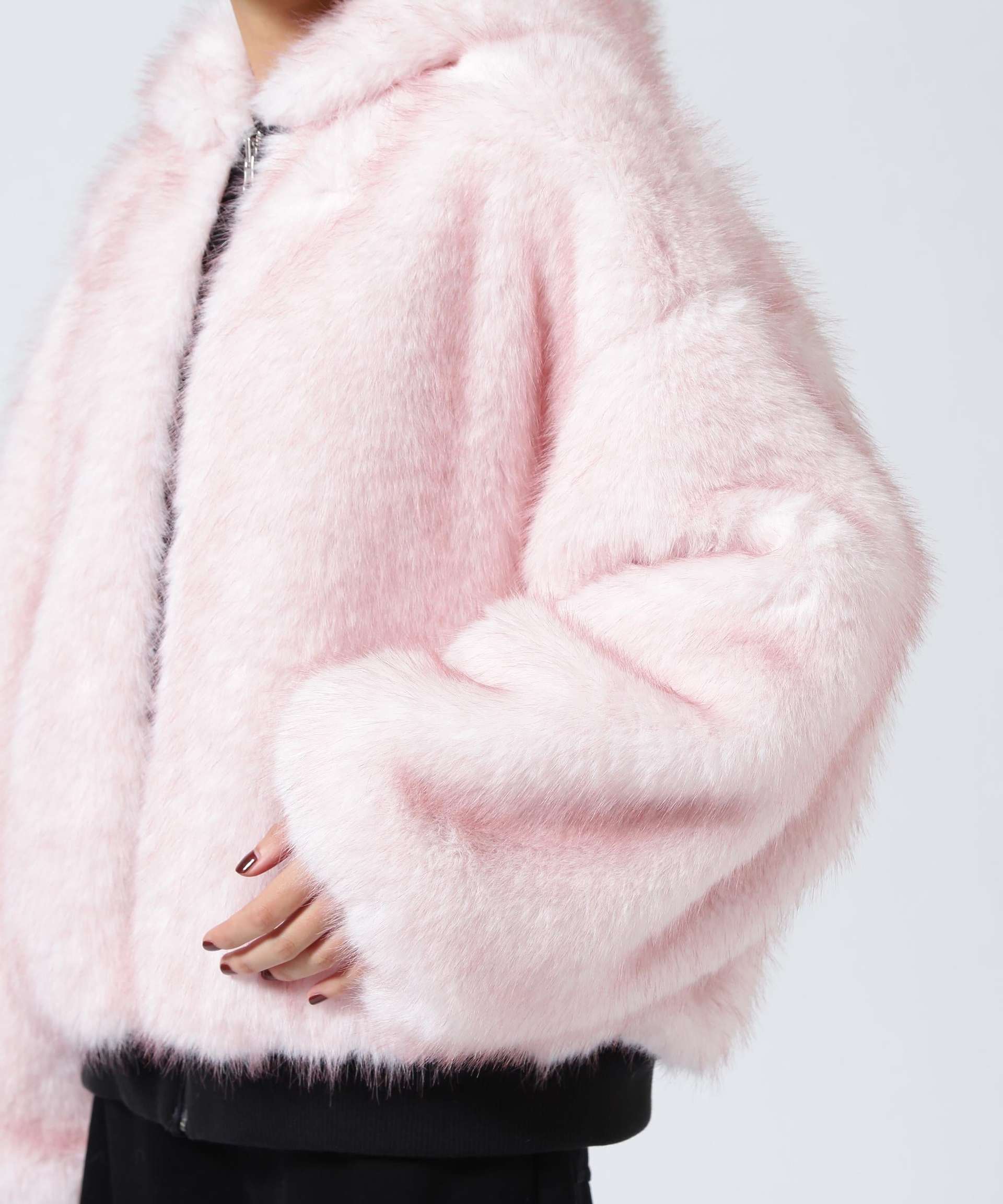 MITSUKI/ミツキ/REVERSIBLE FUR BLOUSON ブラック