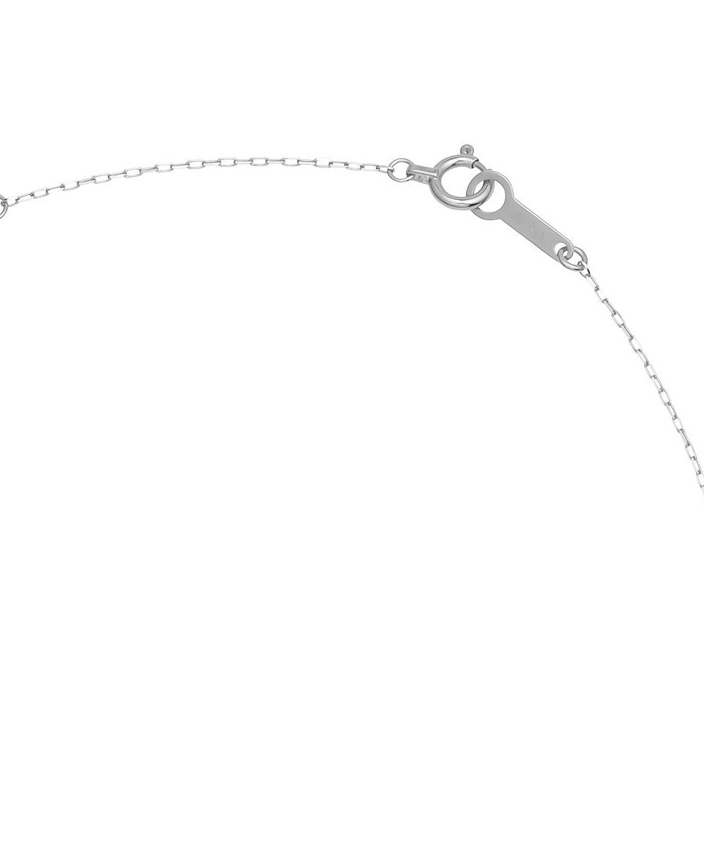 Yondoshi 4℃ [July Birthstone] K10 White Gold Necklace