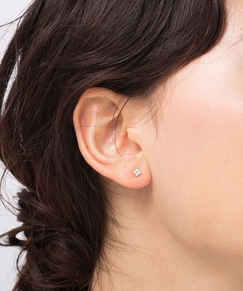 Yondoshi 4℃ K18 Pink Gold Earrings
