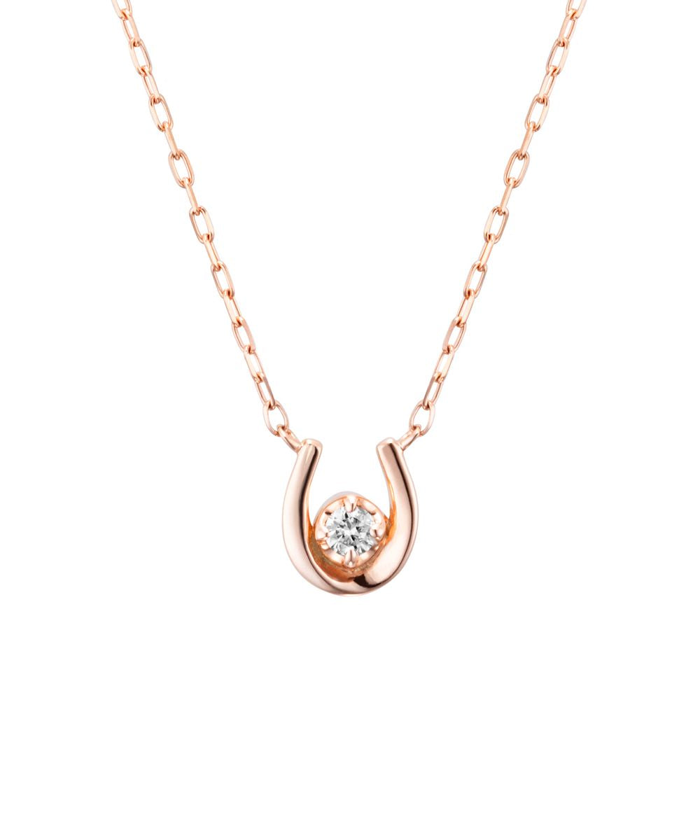 Yondoshi 4℃ 【June Birthstone】 K10 Pink Gold Necklace