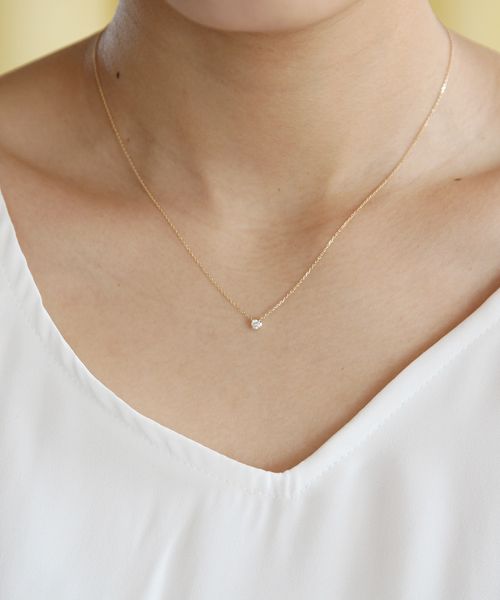Yondoshi 4℃ K10 Yellow Gold Necklace