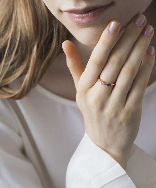 Yondoshi 4℃ K10 Pink Gold Ring