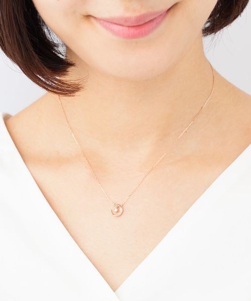 Yondoshi 4℃ K10 Pink Gold Necklace