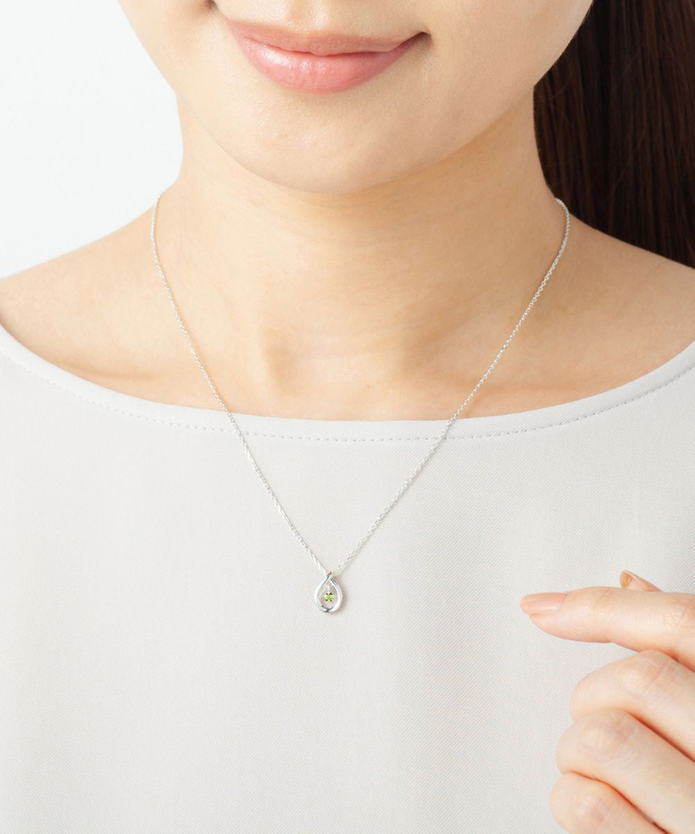 Yondoshi 4℃ [August Birthstone] Eternal Silver Necklace