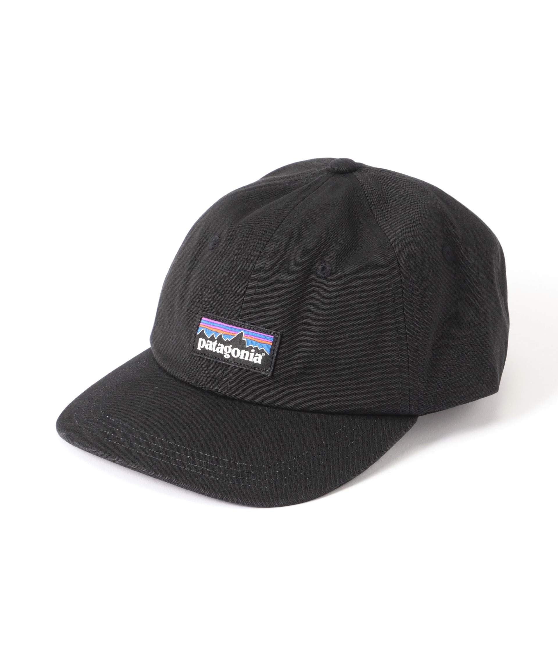 Patagonia/パタゴニア　P-6 ラベル・トラッド・キャップ ブラック