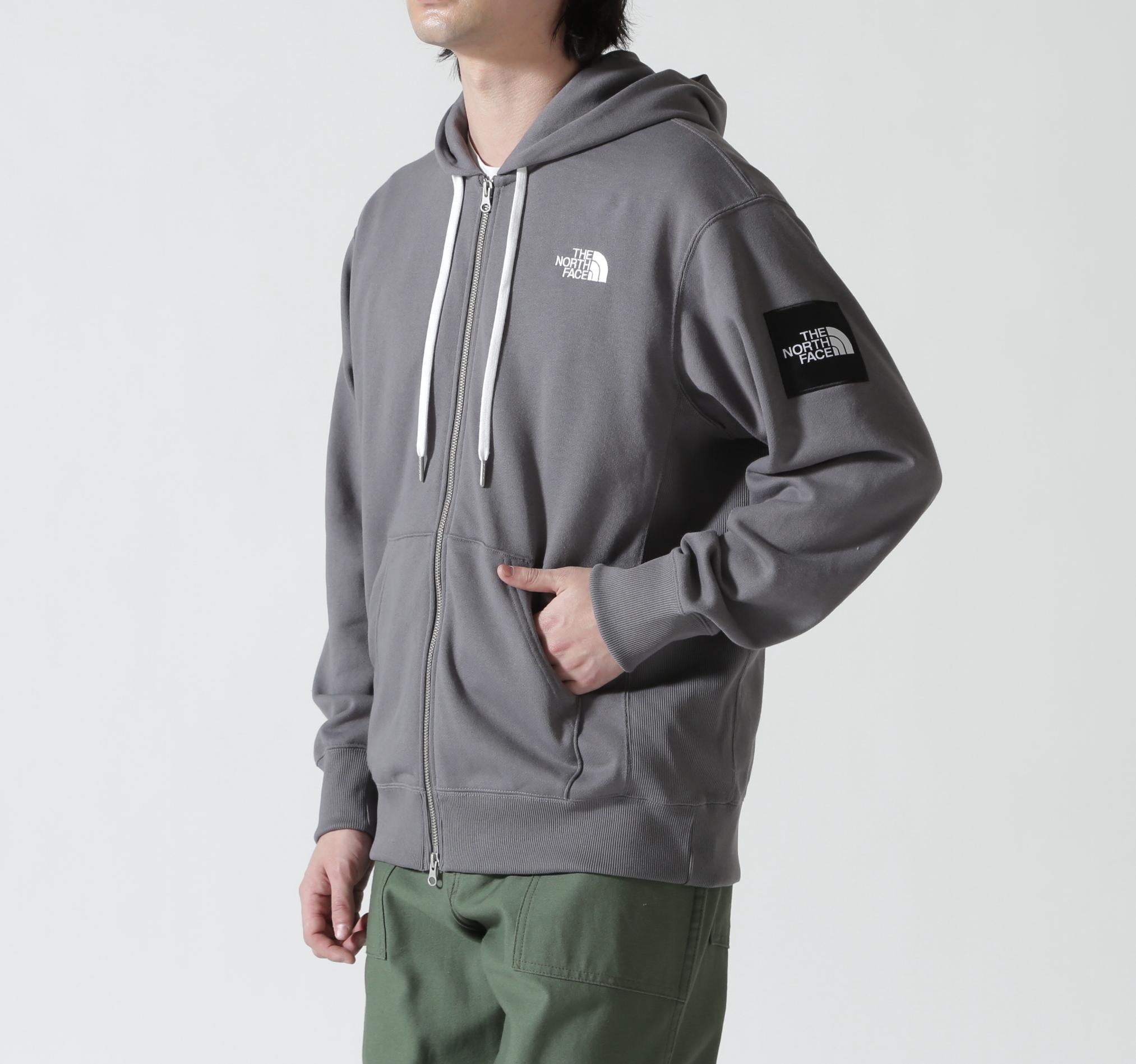 THE NORTH FACE (ザ・ノース・フェイス)スクエアロゴフルジップ NT12335 ダークグレー6