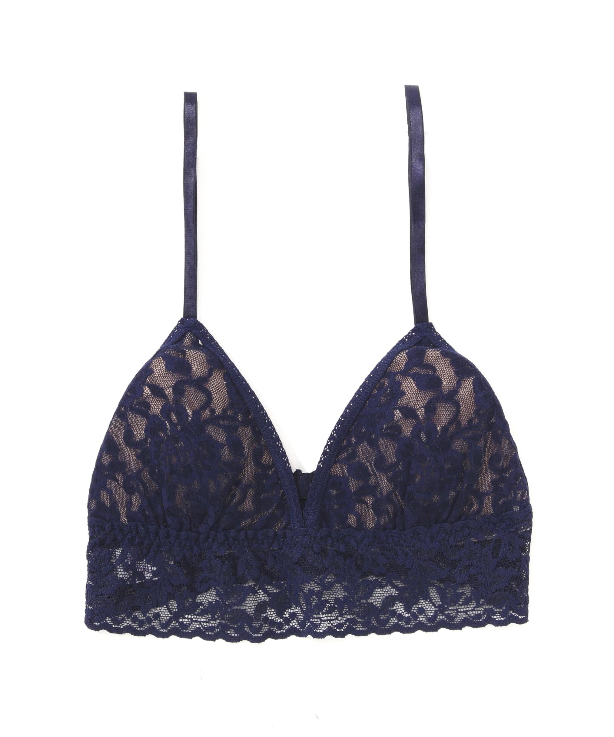 hanky panky/ハンキーパンキー/SIGNATU>E LACEPADDED R>ALETTE ネイビー