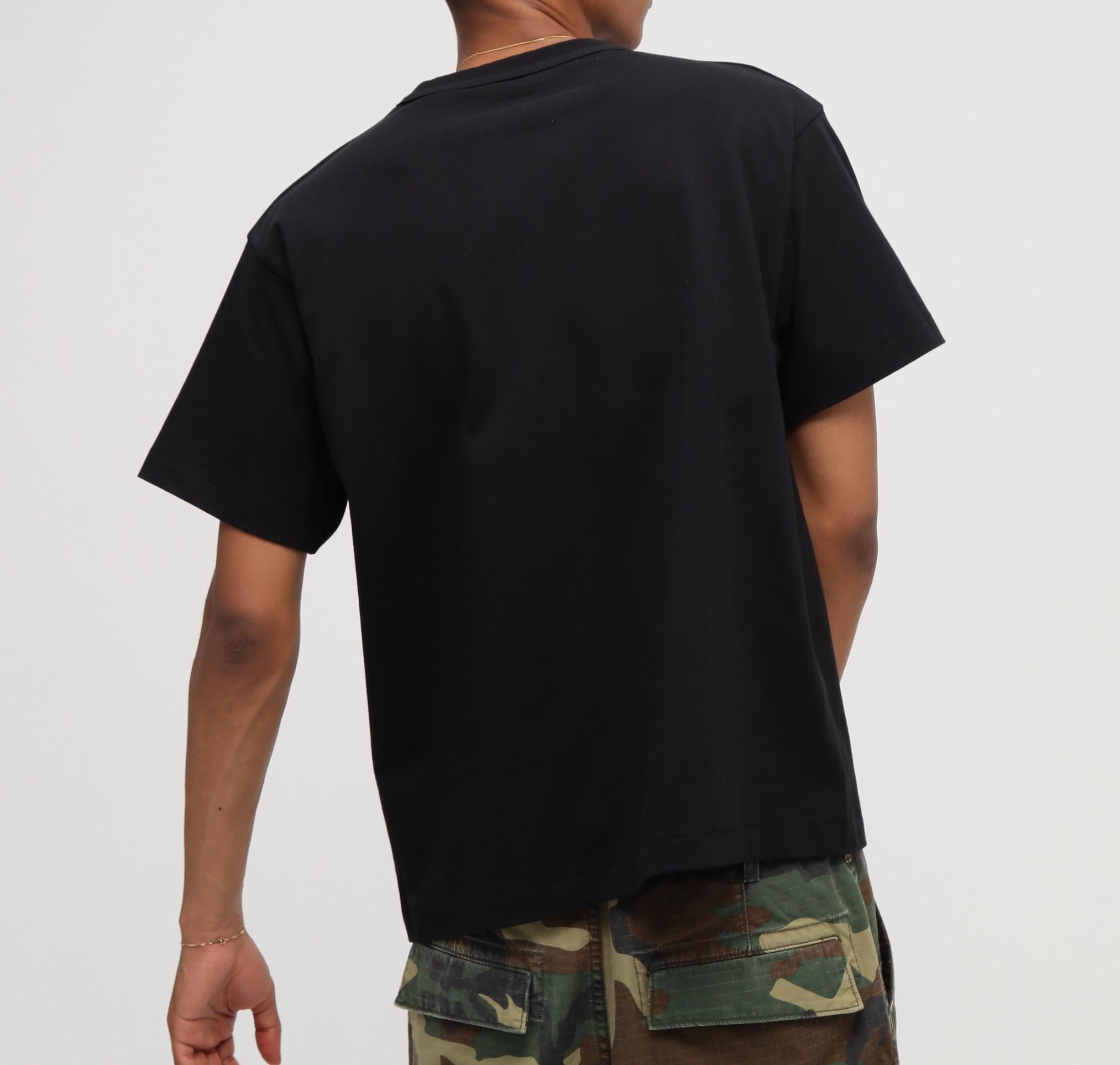 C>EW NECK PACK T-SHI>T ブラック