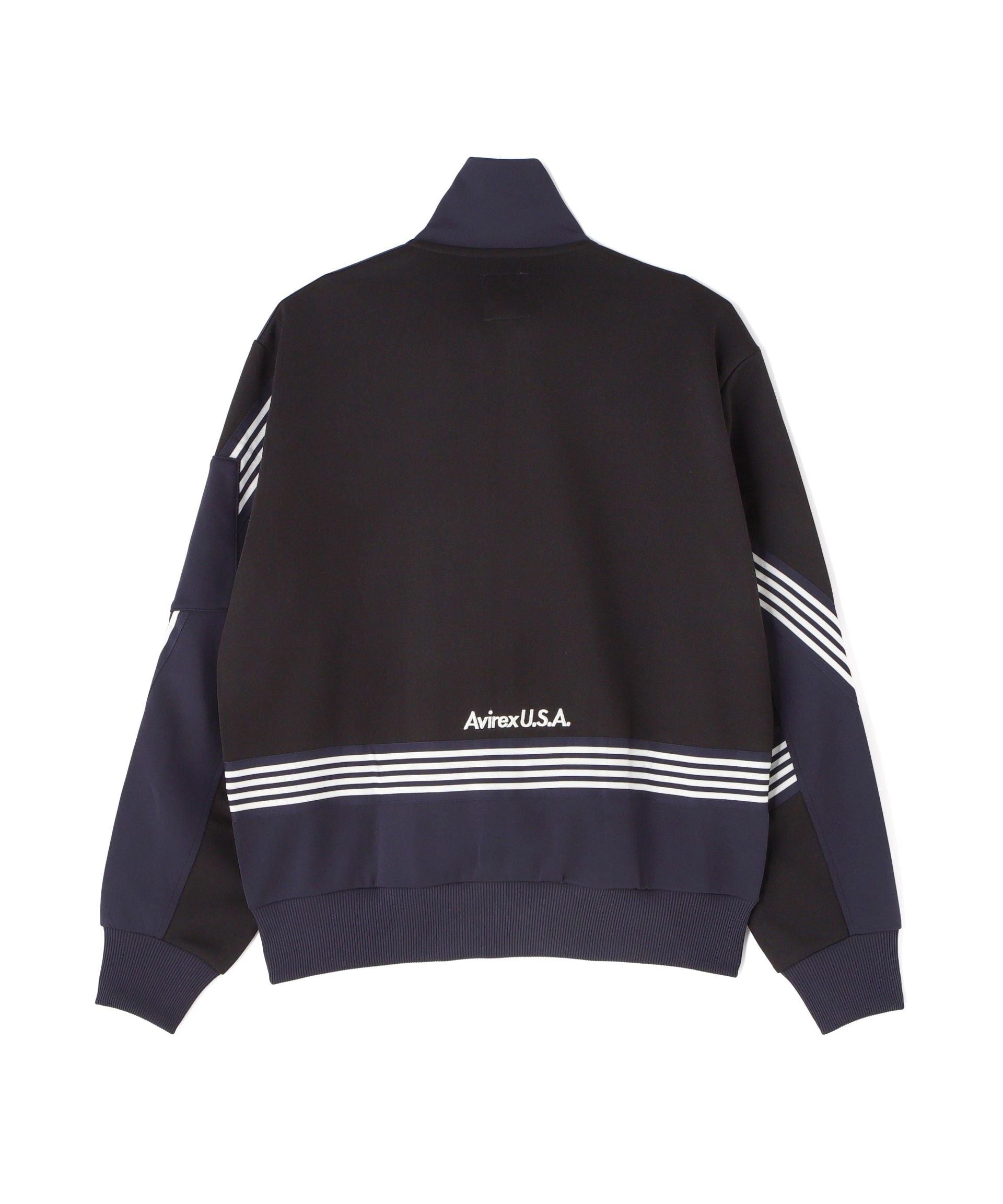《C>OSSOVE>》T>ACK JACKET / トラック ジャケット クロスオーバー / AVI>EX / アヴィレックス ブラック