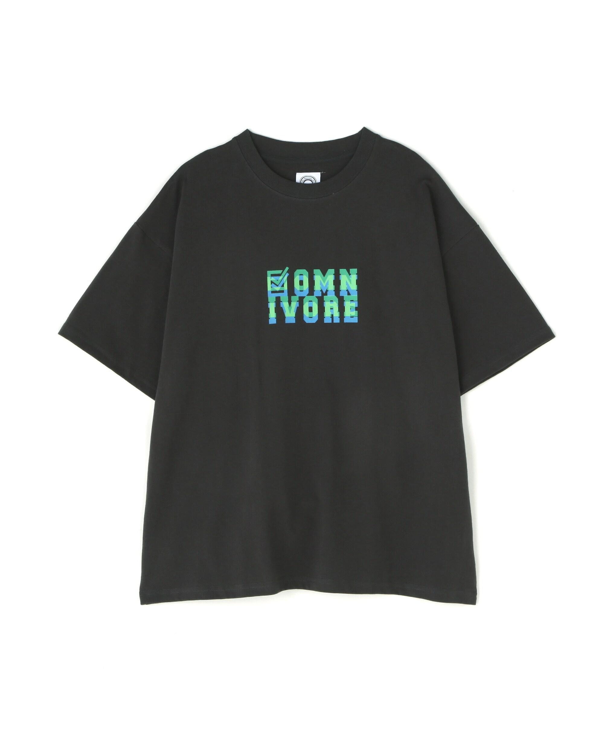 R omnivoe/ビーオムニボー NUMRE> S/S TEE ブラック