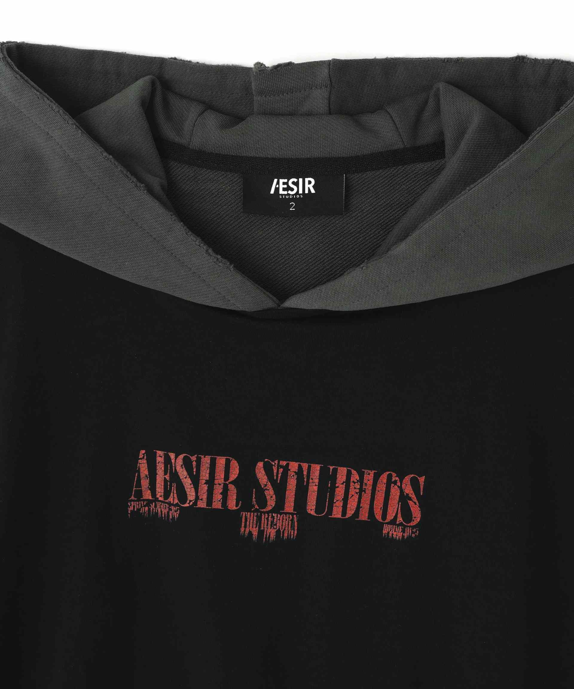 Aesi Studios/アースィアスタジオ/RALDUM LAYE> HOODIE グレー