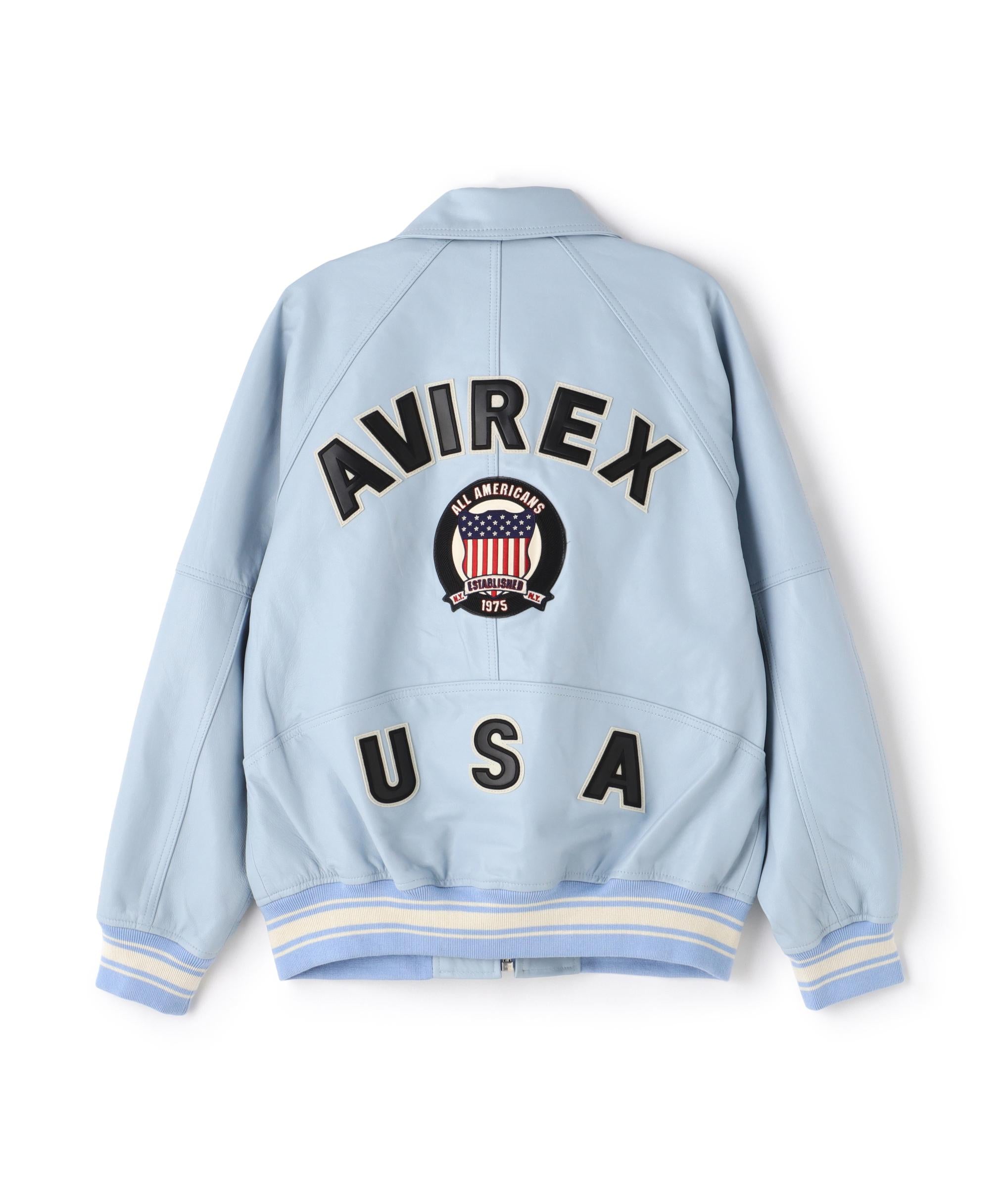 アビレックスLIGHT SIGNATURE VARSITY JACKET XL LIGHT SIGNATURE VARSITY JACKET