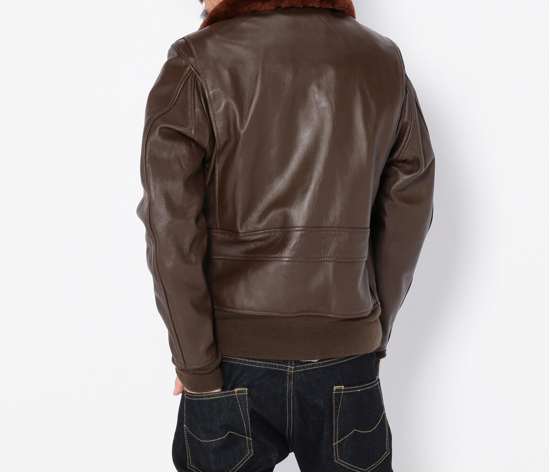 れおぱ G-1ジャケット　7823D G-1 MIL-J-7823D leather jacket