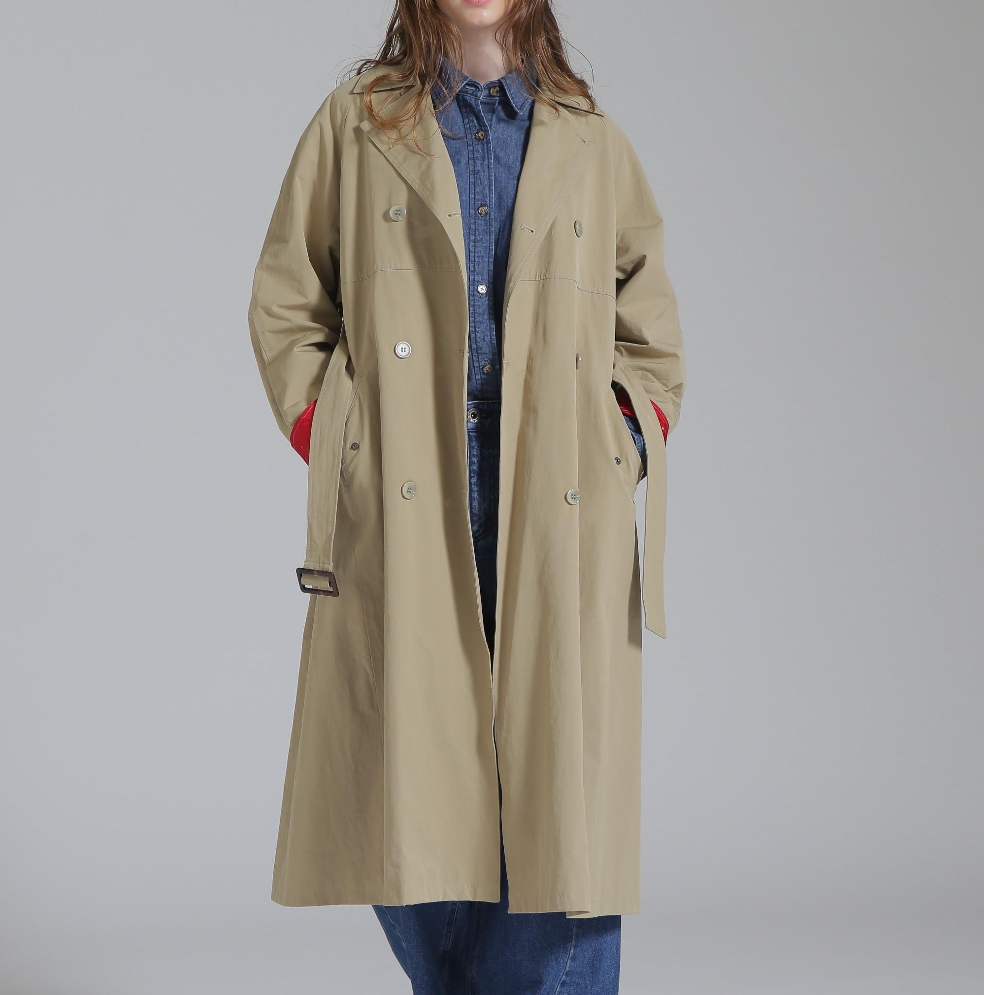 COLO> SCHEME T>ENCH COAT/カラースキーム トレンチコート ベージュ