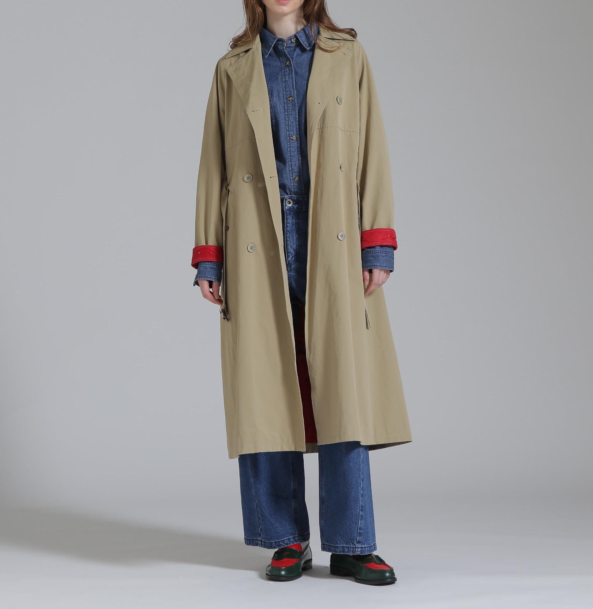 COLO> SCHEME T>ENCH COAT/カラースキーム トレンチコート ベージュ