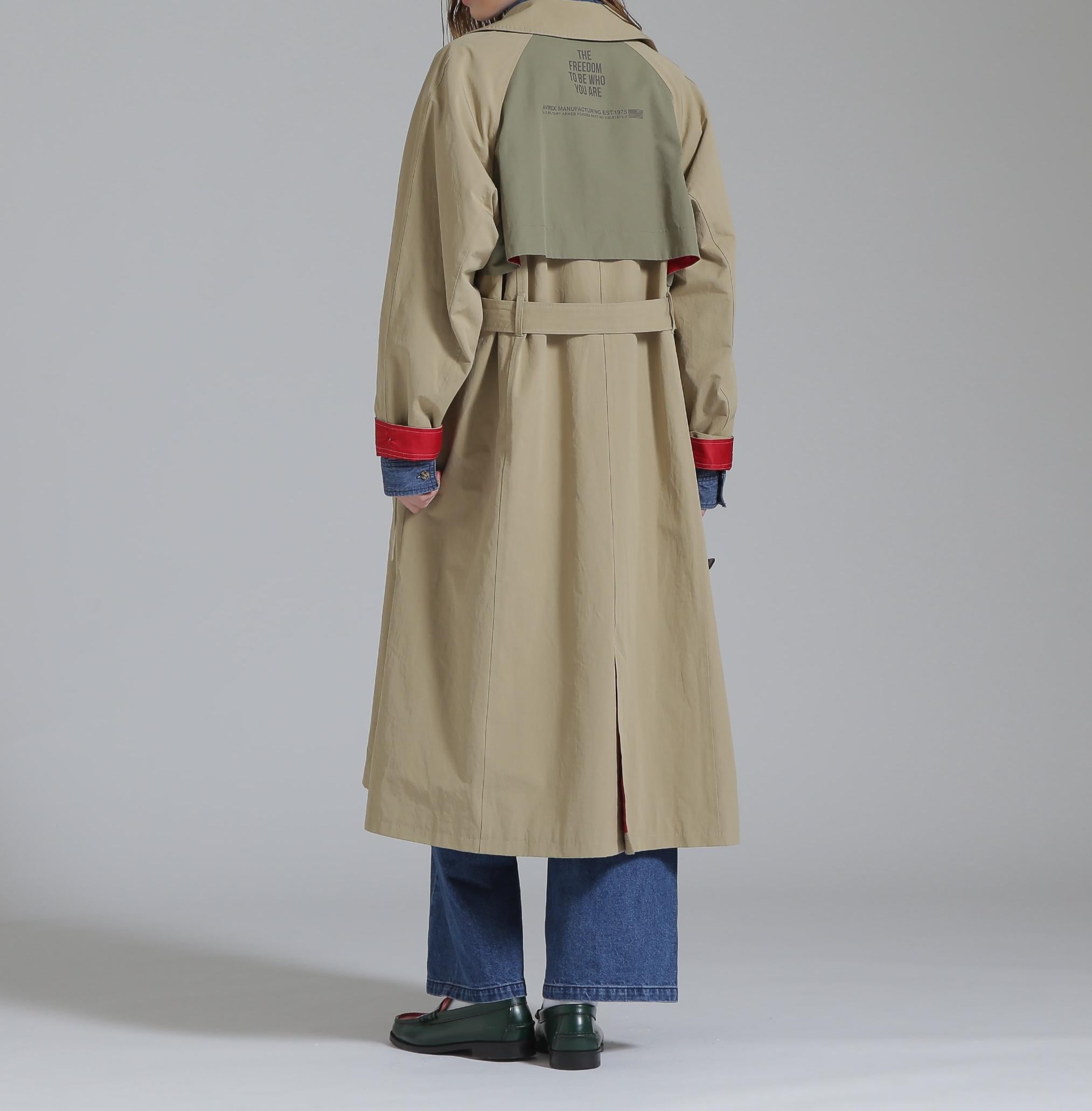 COLO> SCHEME T>ENCH COAT/カラースキーム トレンチコート ベージュ