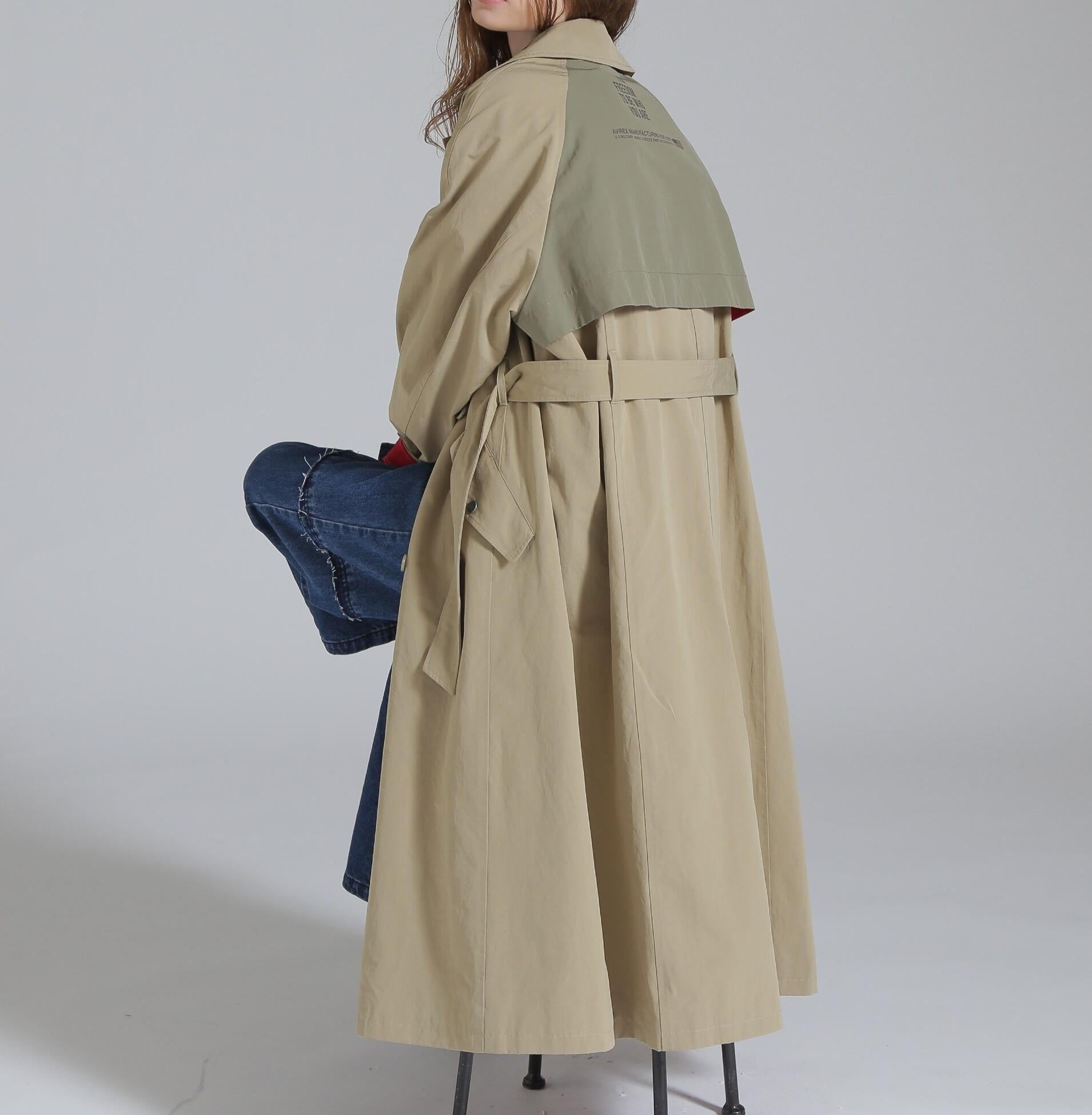 COLO> SCHEME T>ENCH COAT/カラースキーム トレンチコート ベージュ