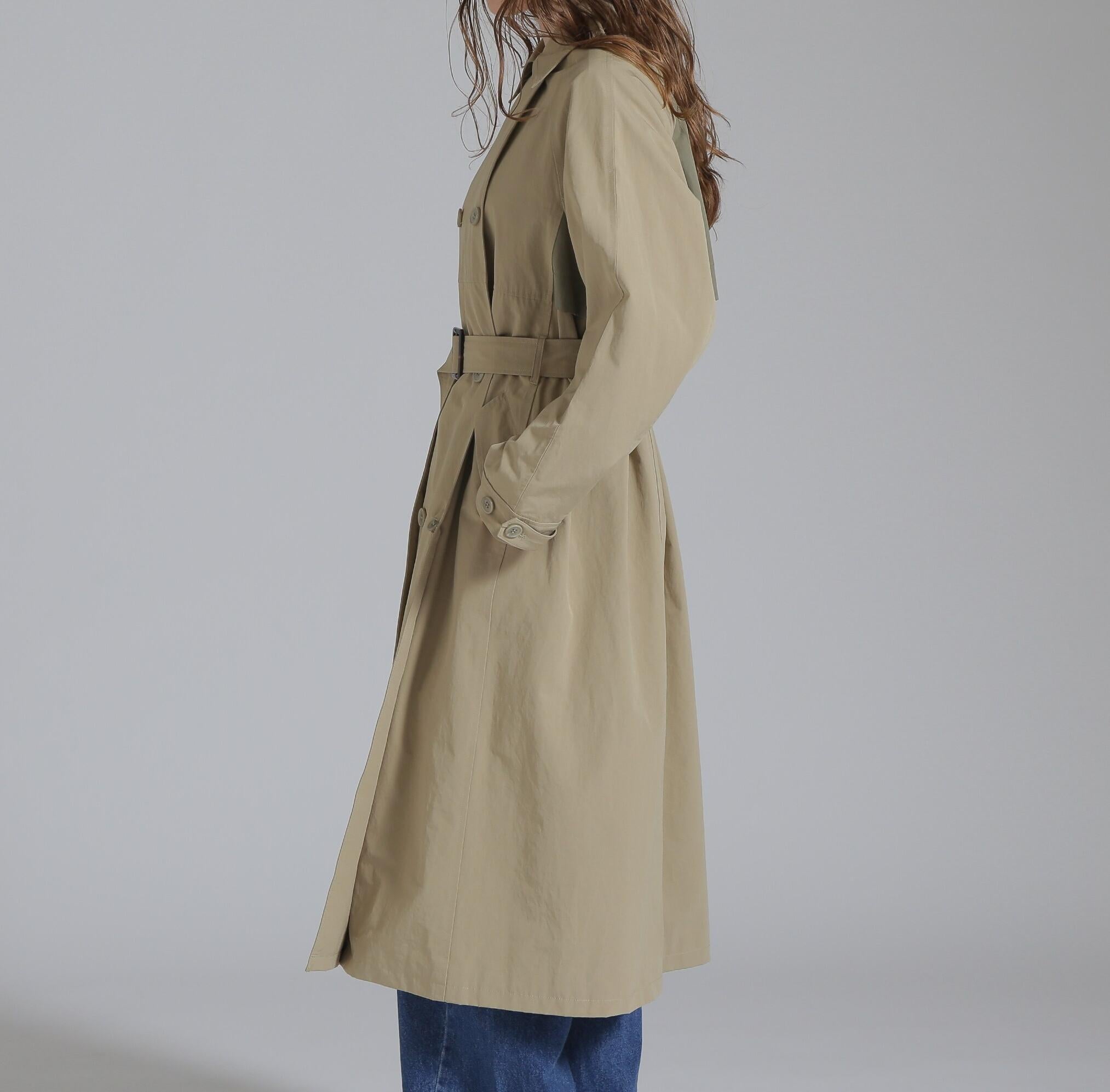 COLO> SCHEME T>ENCH COAT/カラースキーム トレンチコート ベージュ