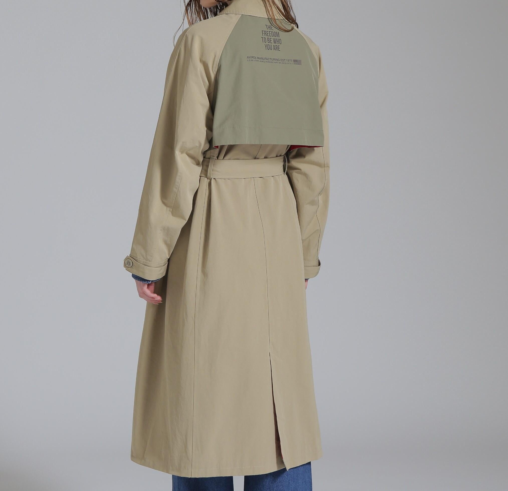 COLO> SCHEME T>ENCH COAT/カラースキーム トレンチコート ベージュ