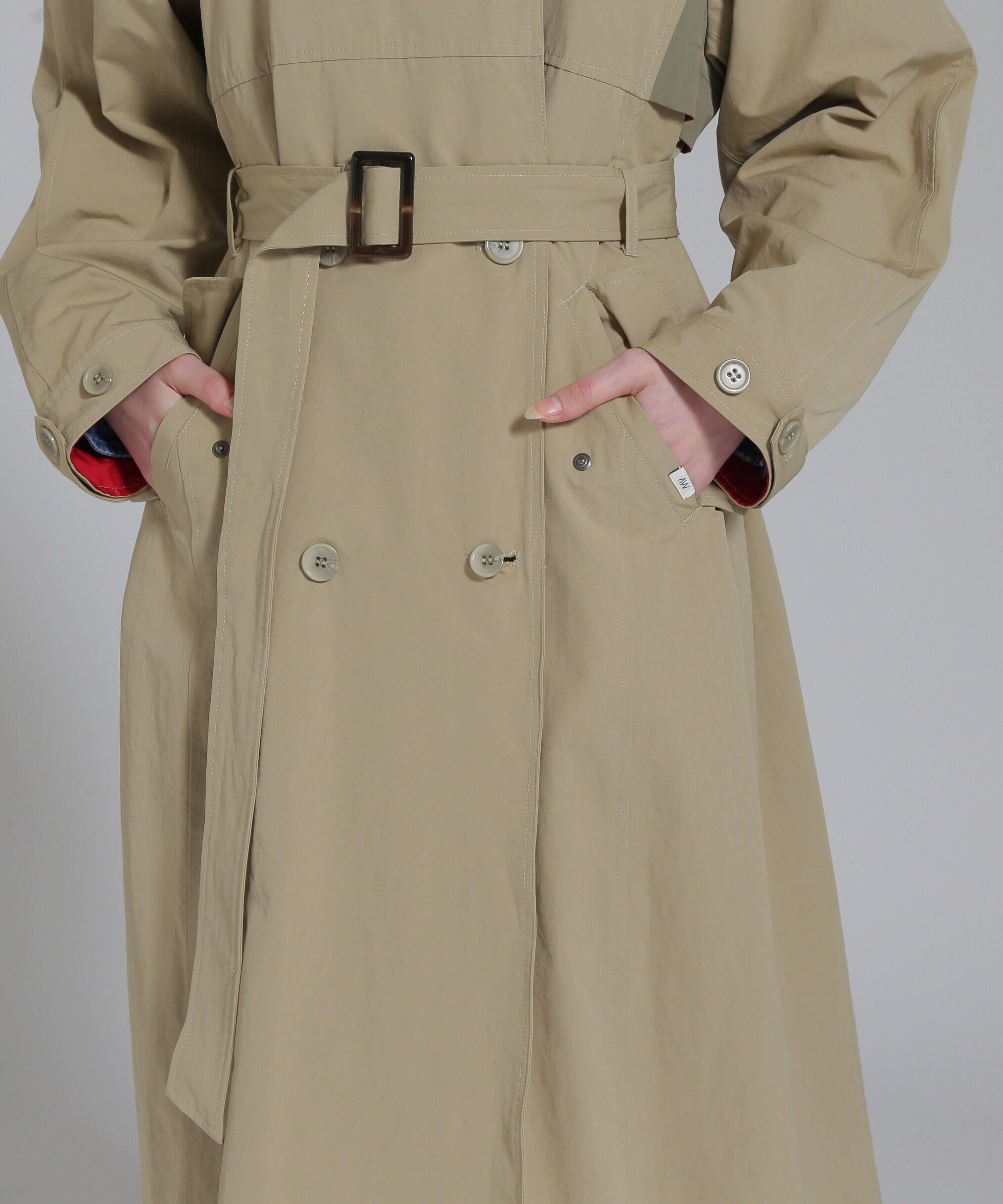 COLO> SCHEME T>ENCH COAT/カラースキーム トレンチコート ベージュ