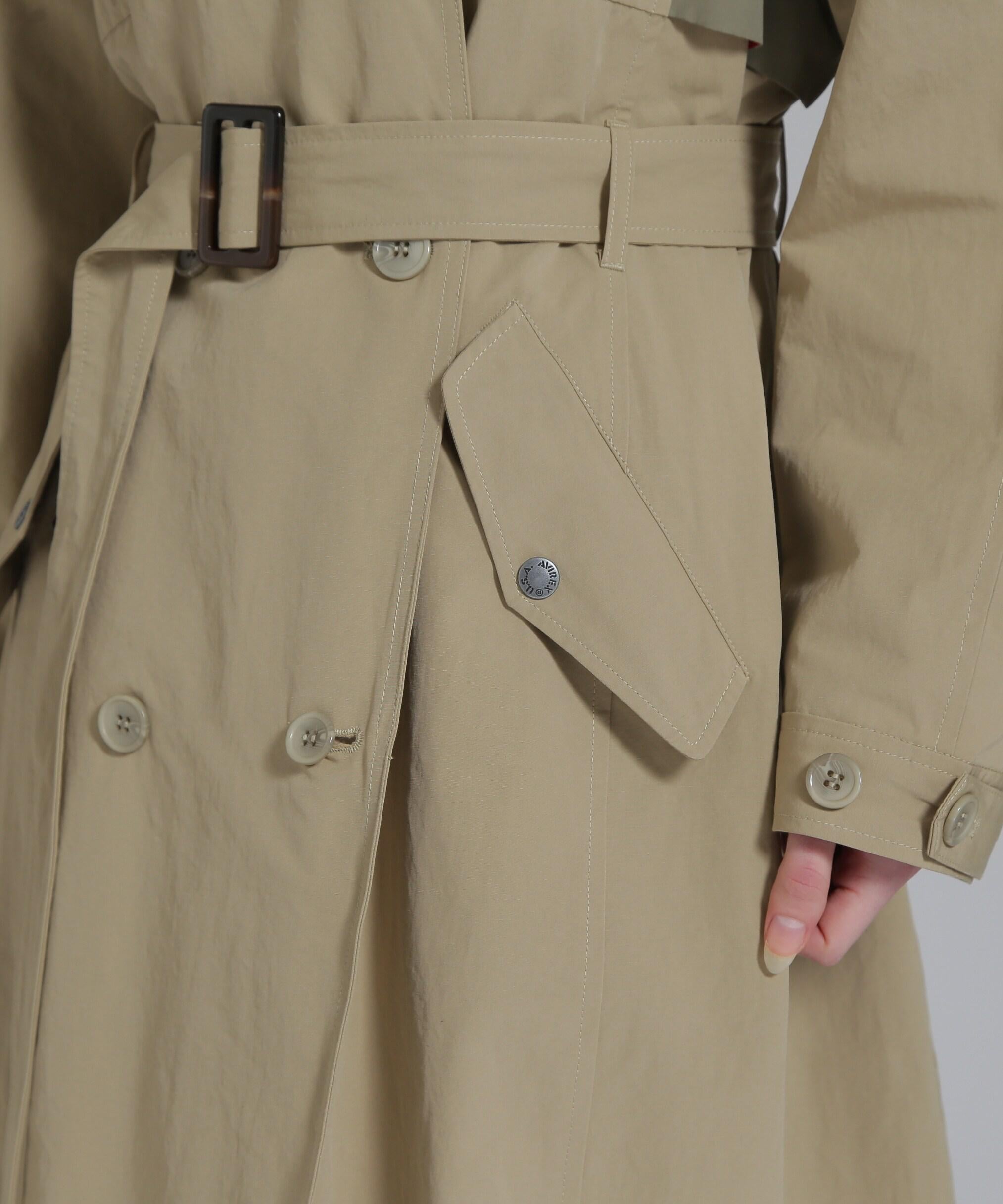 COLO> SCHEME T>ENCH COAT/カラースキーム トレンチコート ベージュ