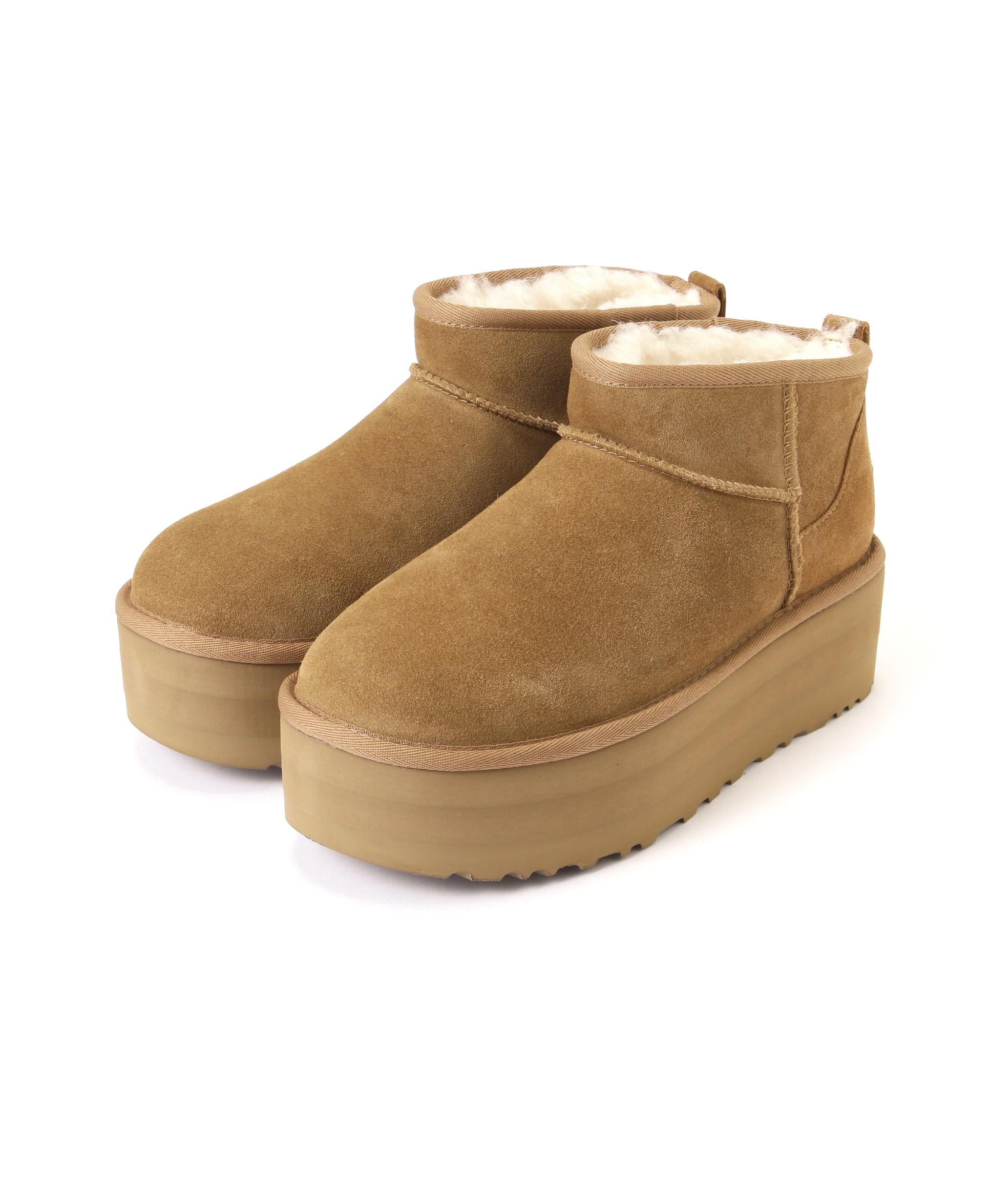 UGG（アグ）Classic Mini Platfom/113499 ベージュ