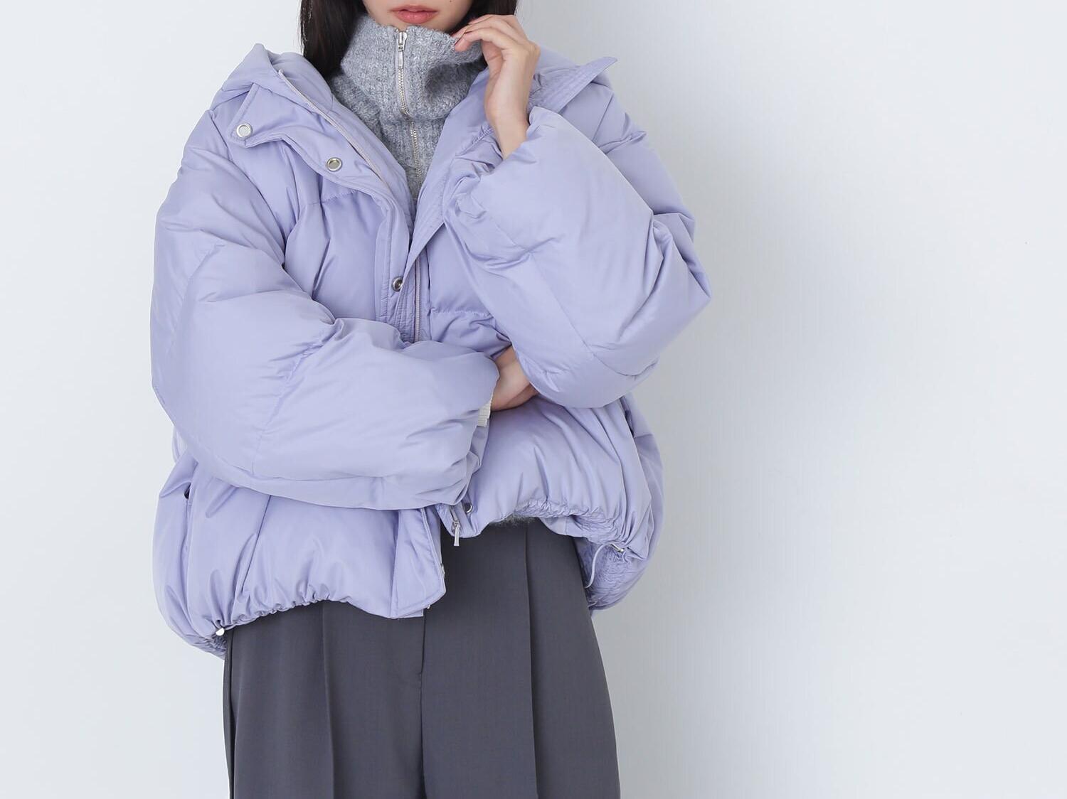 ショートフードダウン　24AW ラベンダーブルー