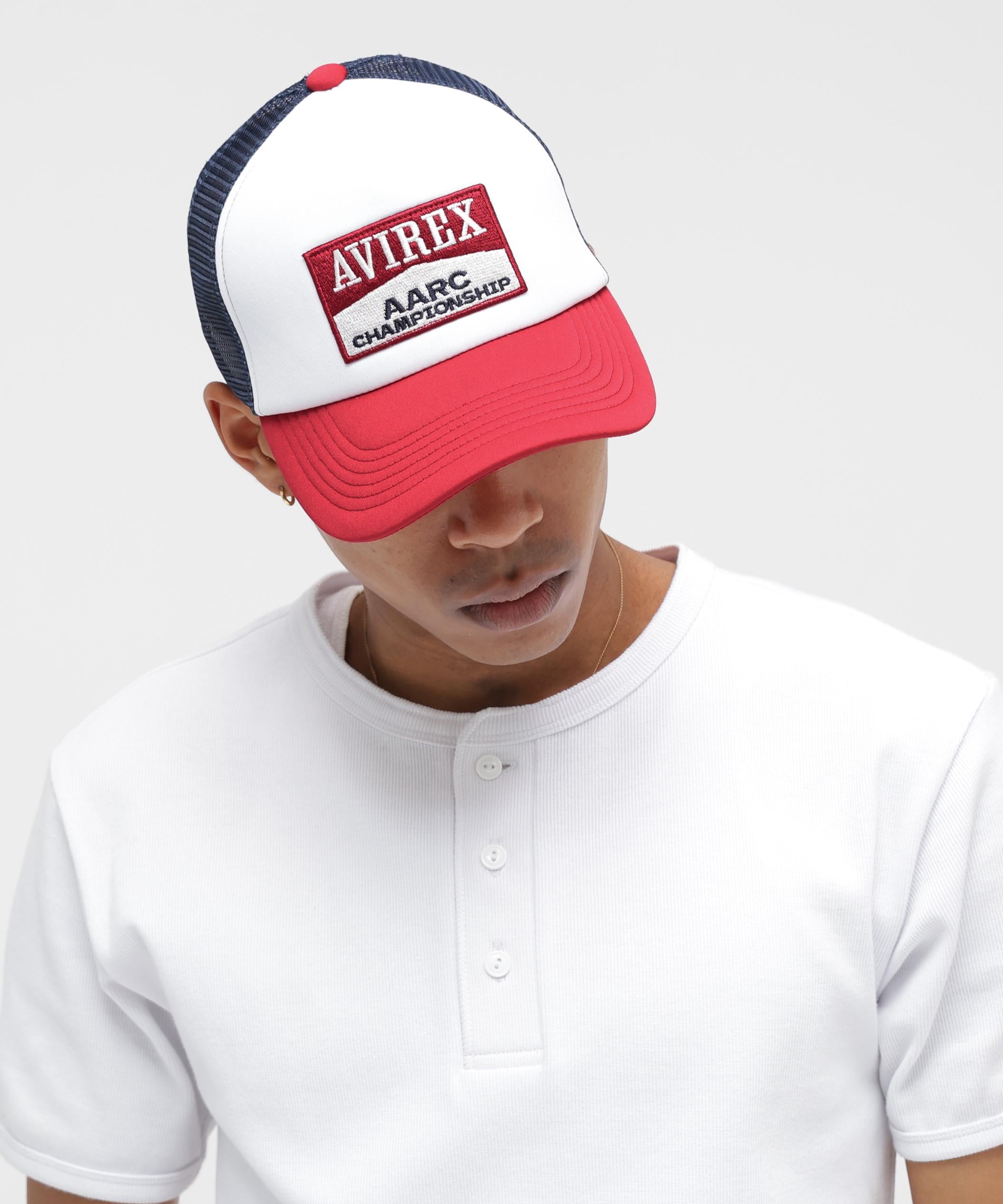 A.A.R.C WAPPEN URETHAN MESH CAP レッド