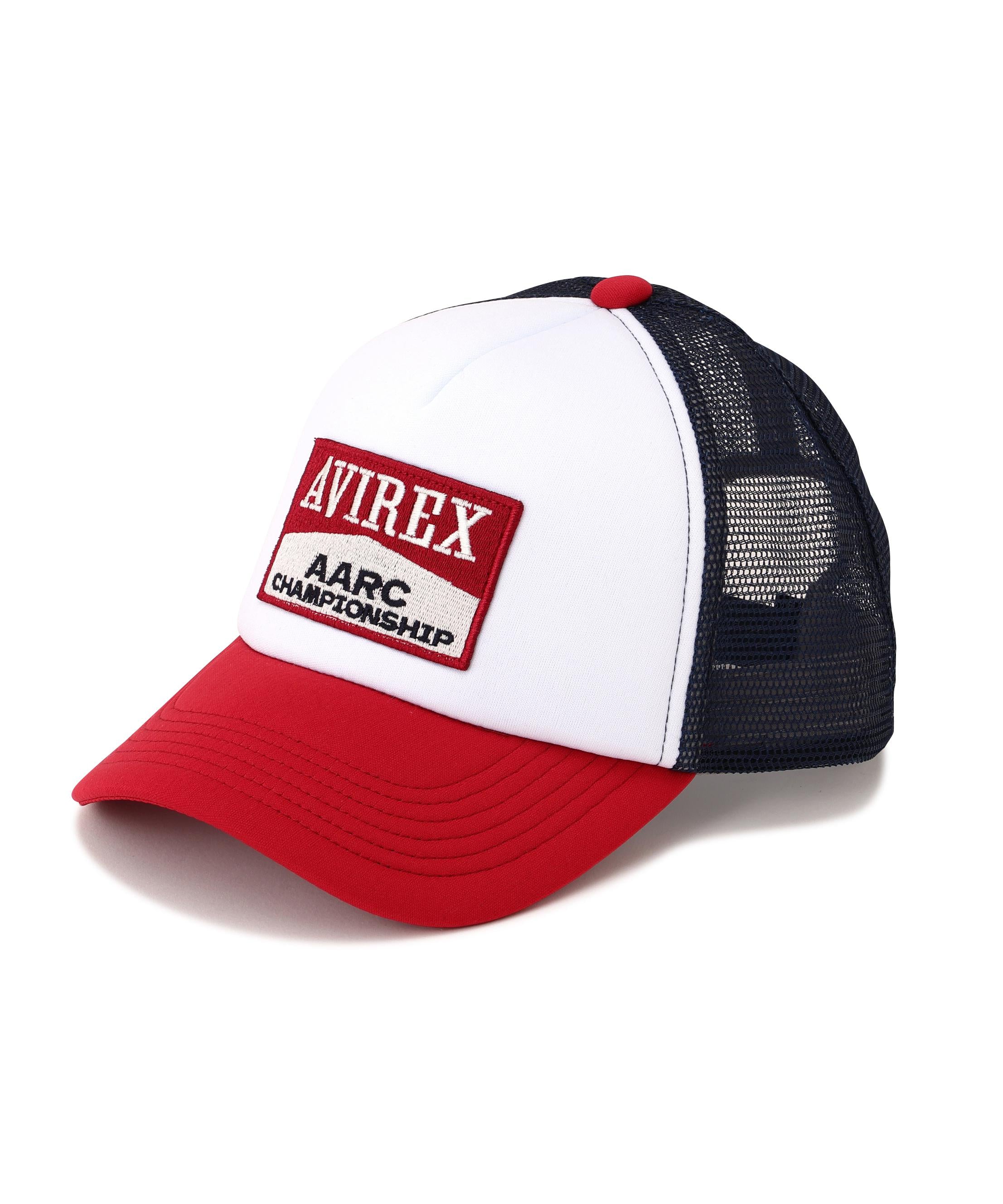 A.A.R.C WAPPEN URETHAN MESH CAP レッド